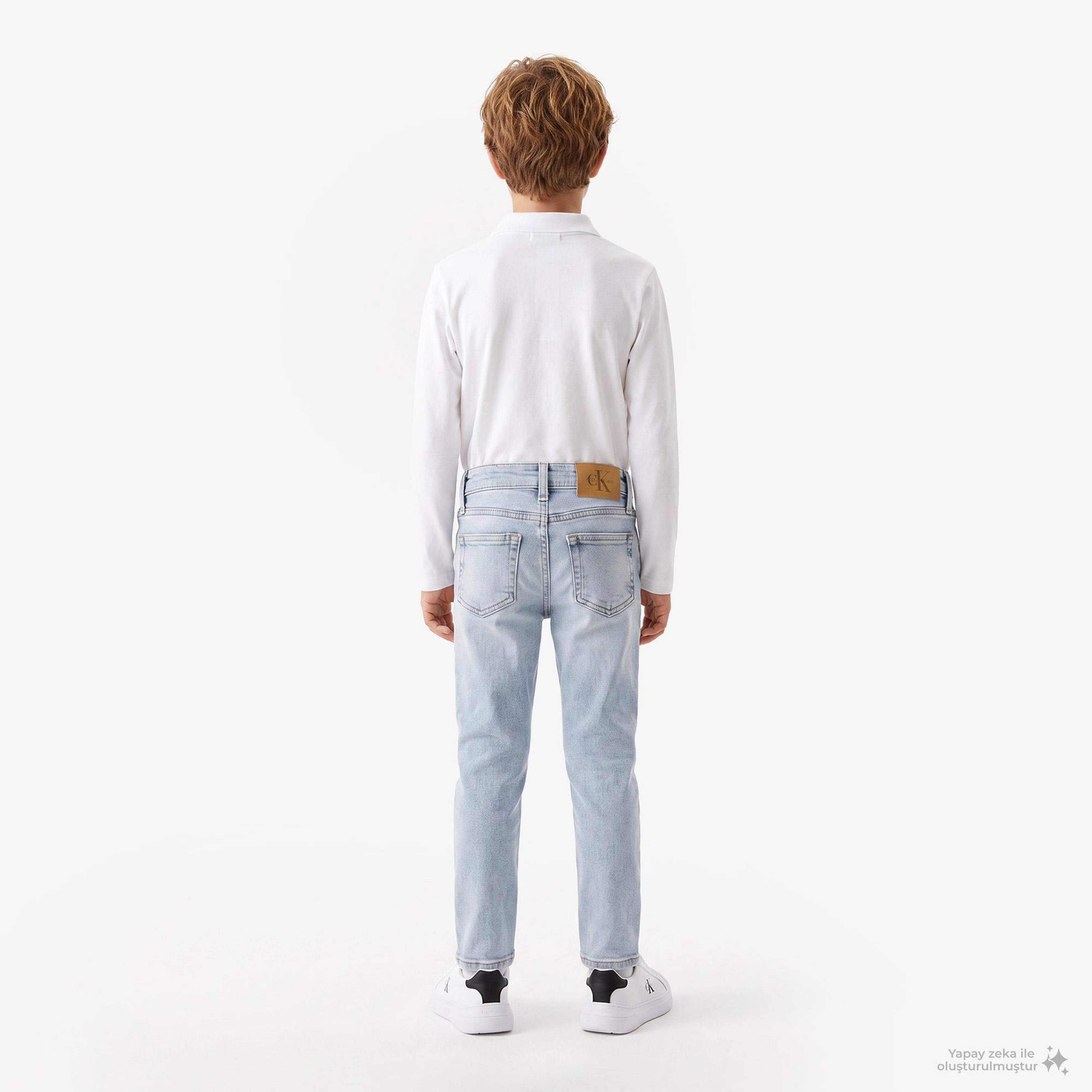 Calvin Klein Dad Çocuk Mavi Jean