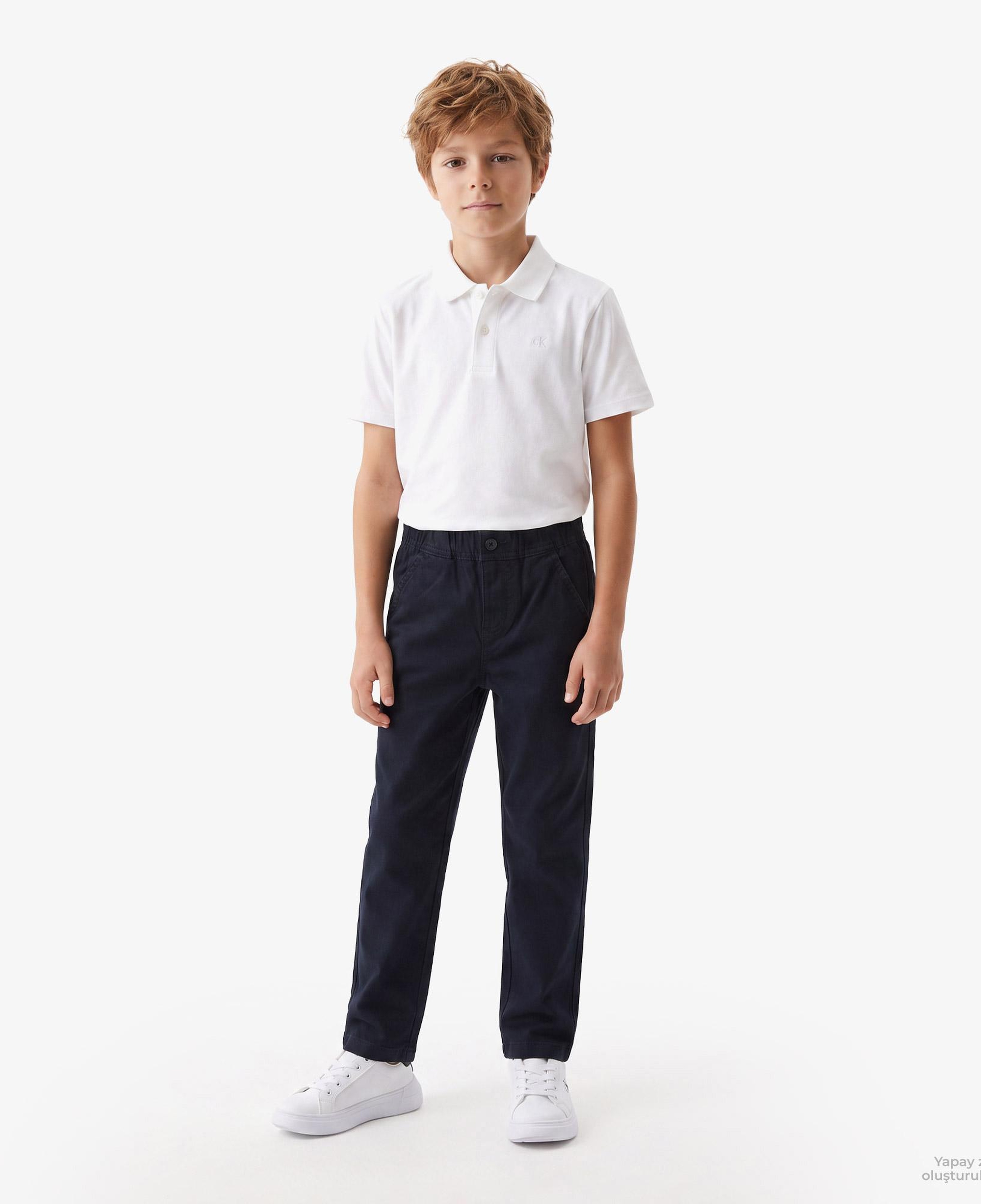 Calvin Klein Easy Pull-On Çocuk Siyah Pantolon