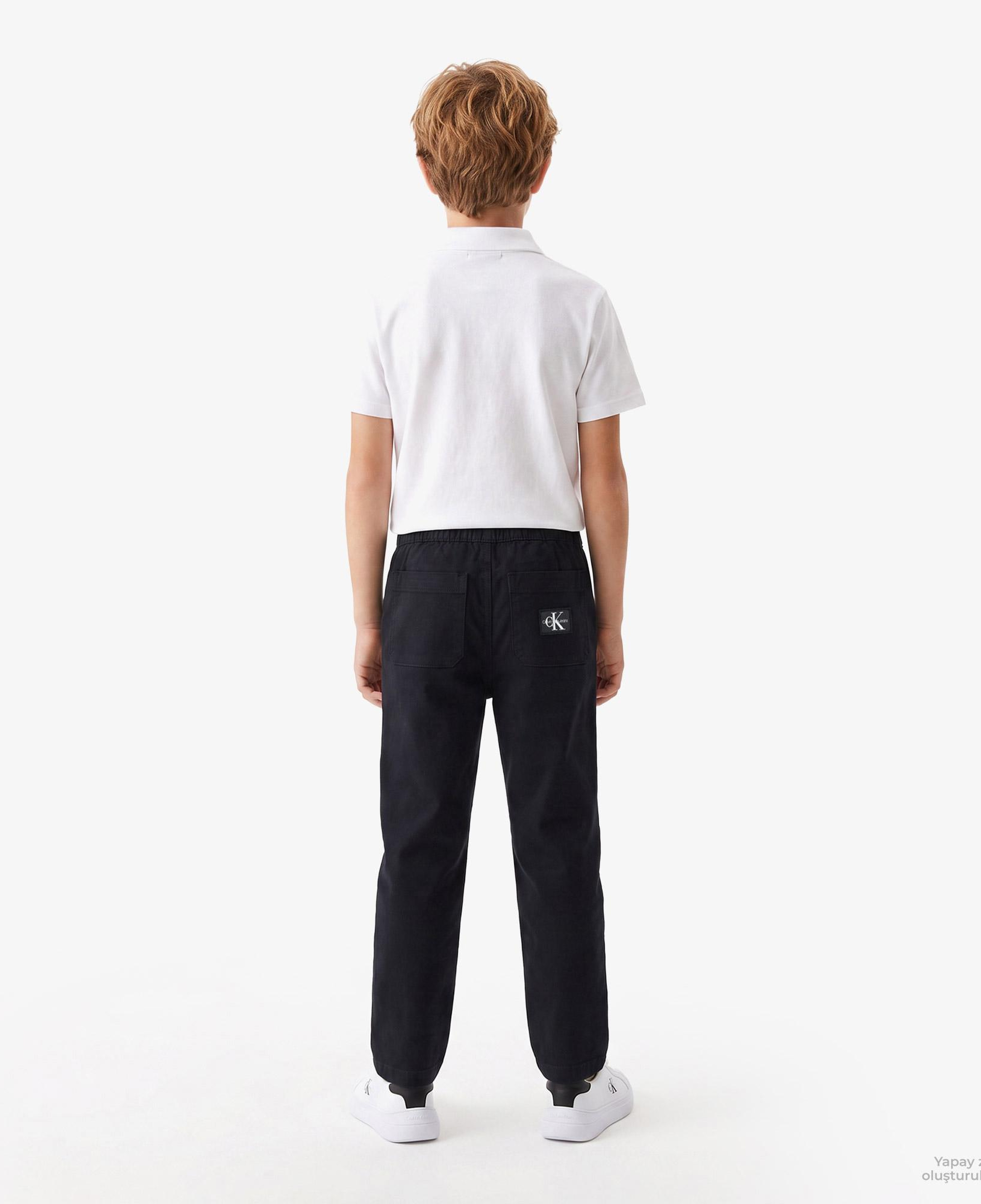 Calvin Klein Easy Pull-On Çocuk Siyah Pantolon