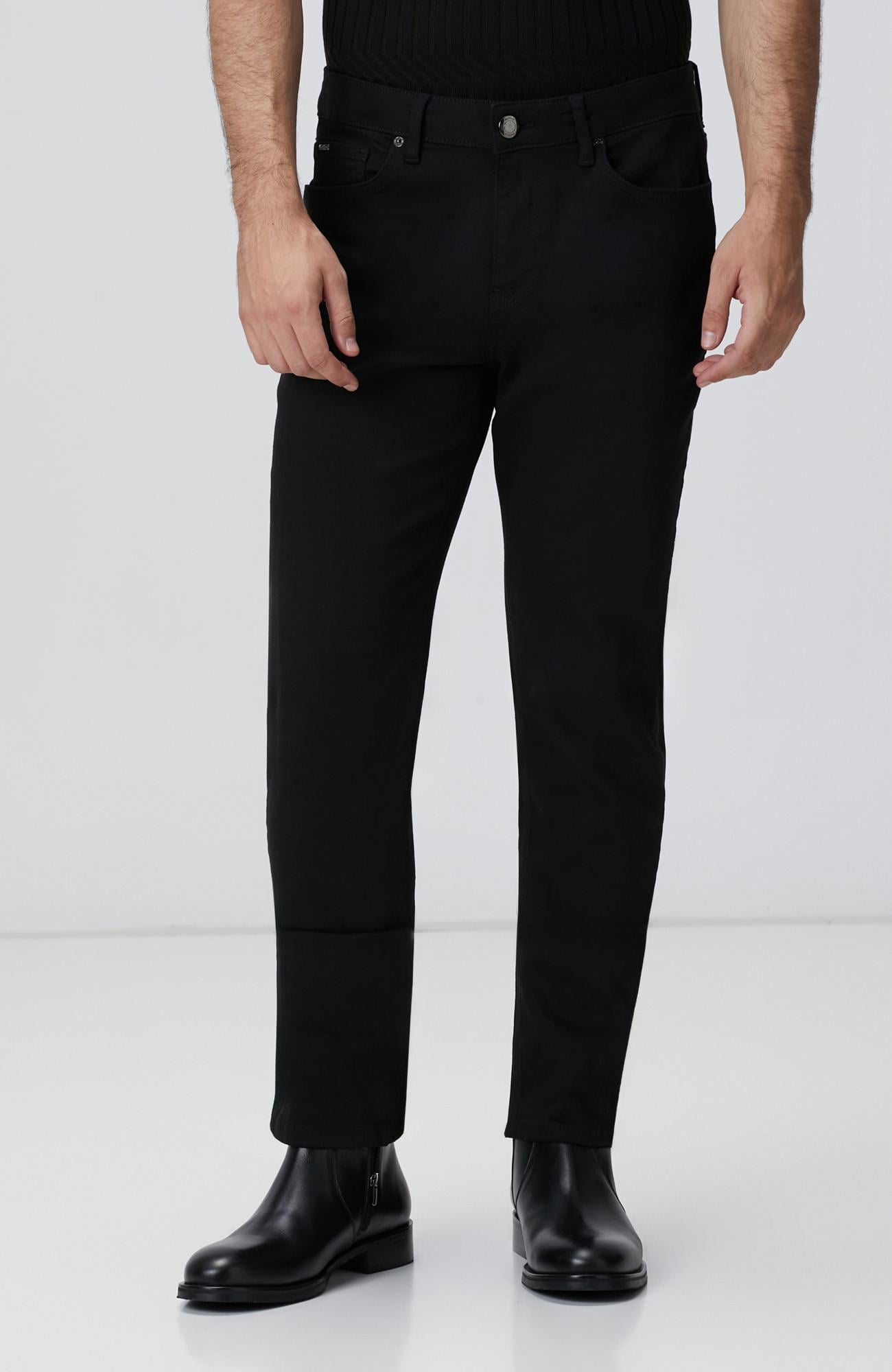 Network Erkek Siyah Denim Pantolon