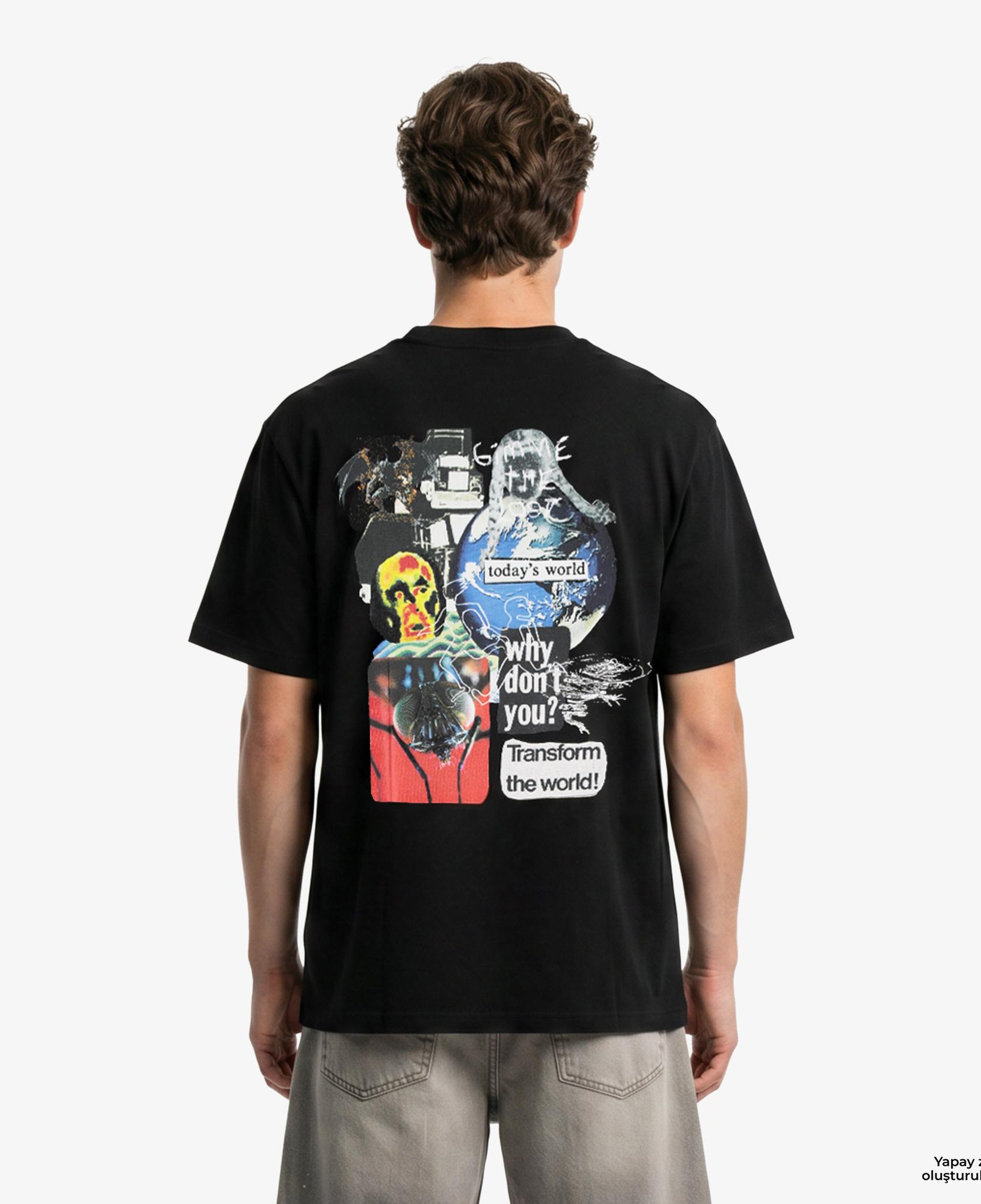Huf Gimme The Loot Erkek Siyah T-Shirt