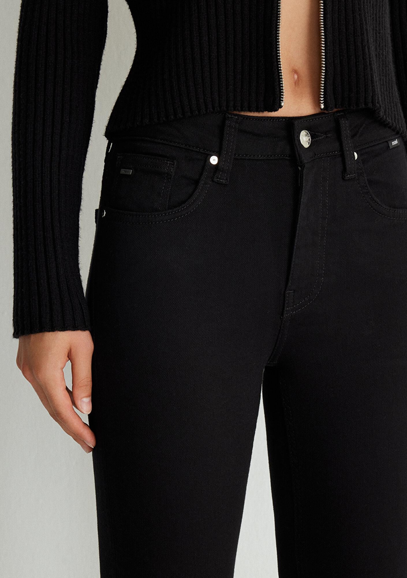 Mavi Maria Gold Shape Siyah Jean Pantolon 101225-80710