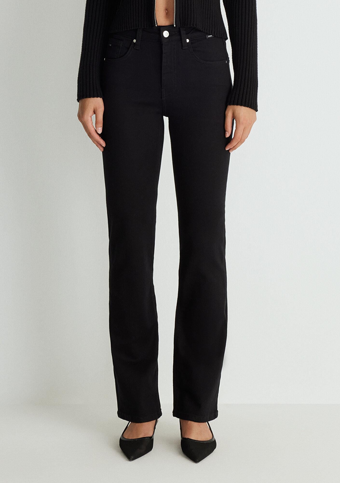 Mavi Maria Gold Shape Siyah Jean Pantolon 101225-80710