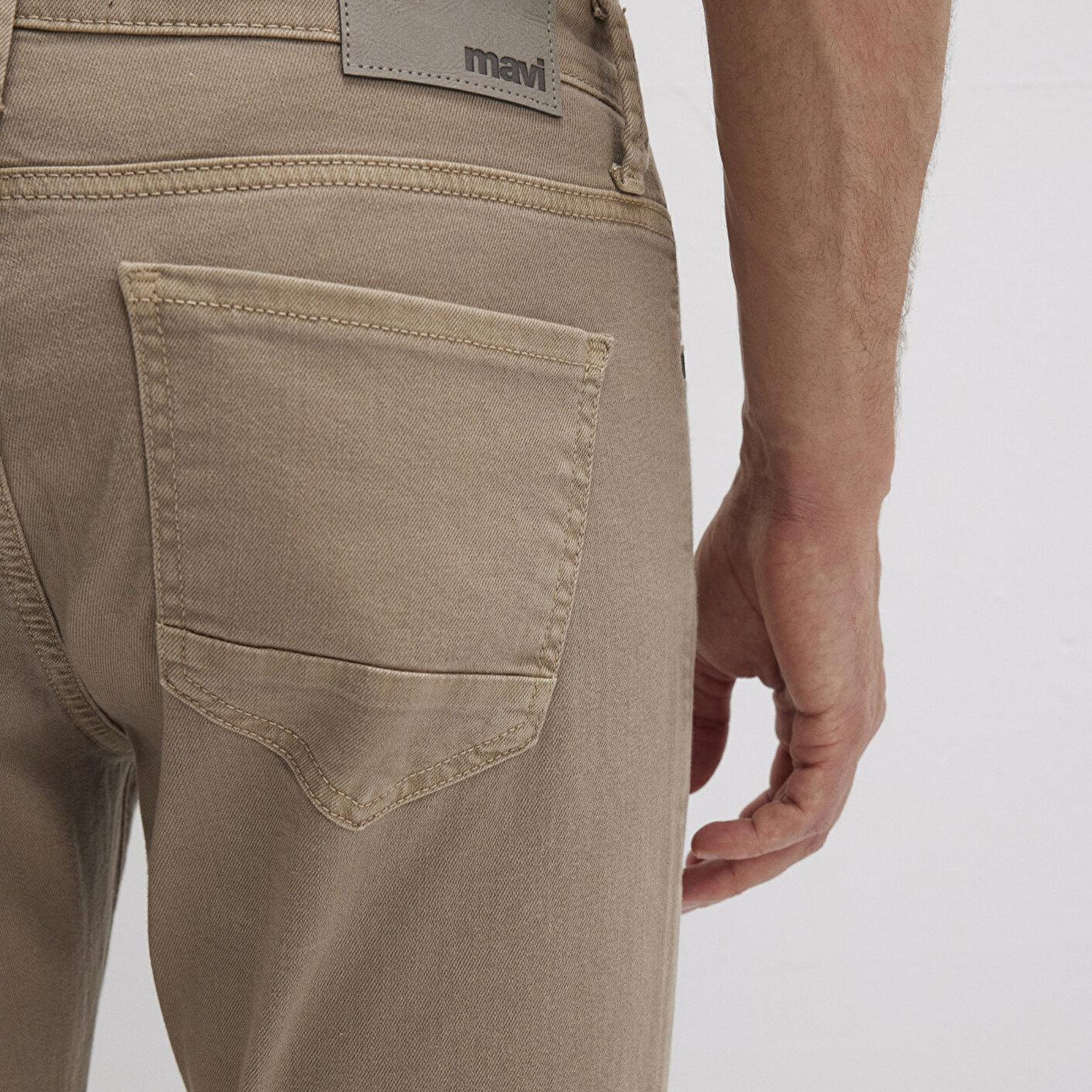 Mavi Jake Bej Comfort Gabardin Pantolo 0042286571