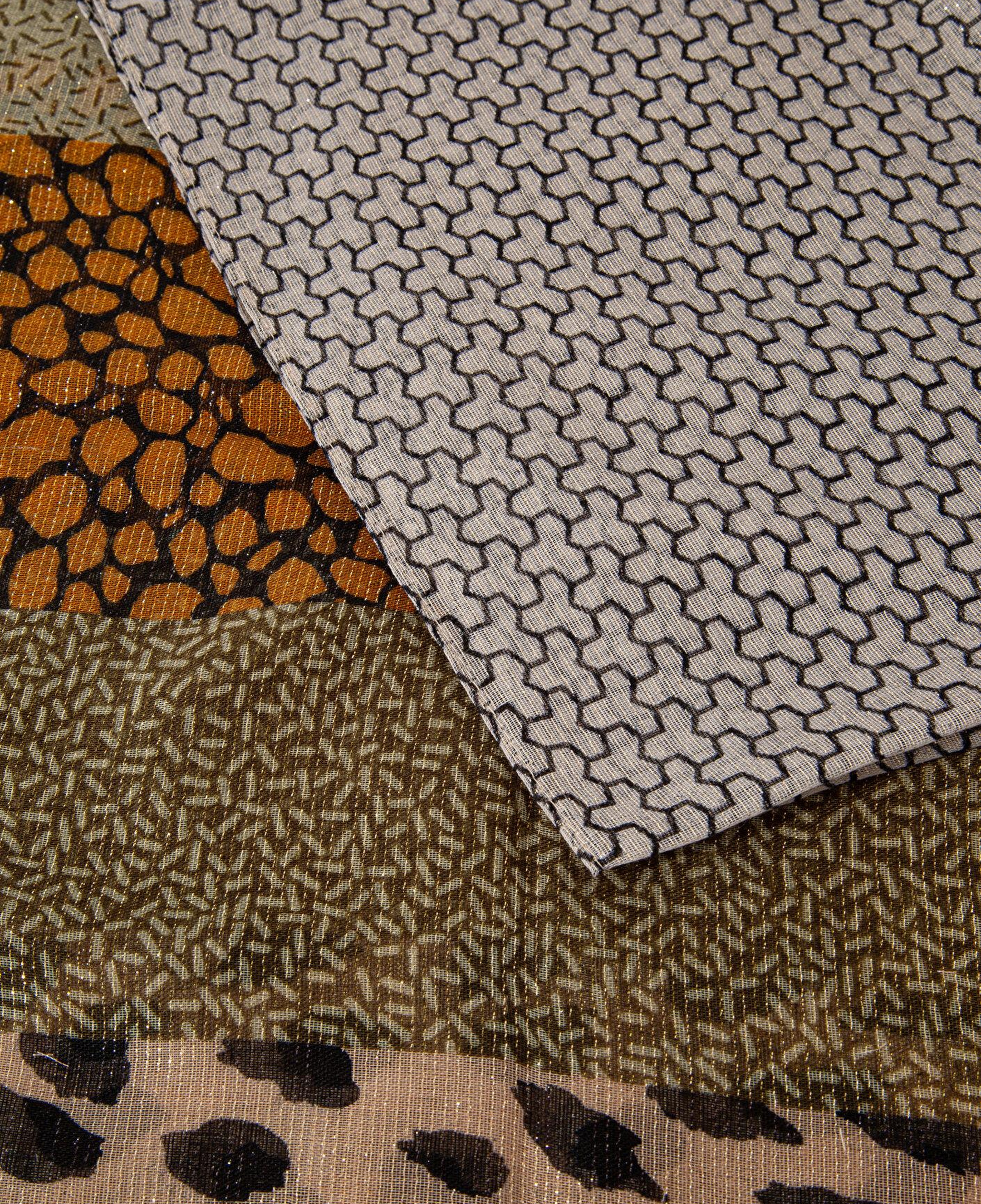 Mavi Leopar Desenli Şal 1912673-87704