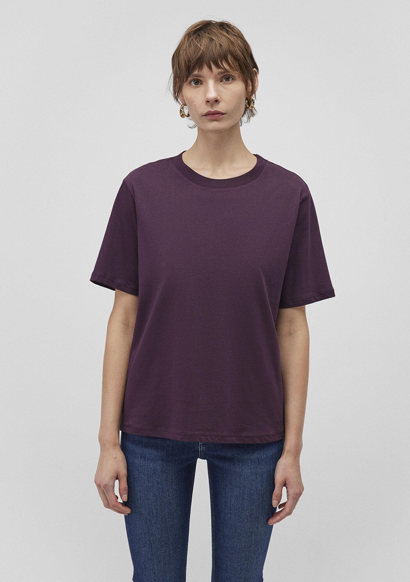 Mavi Mor Basic Tişört Regular Fit / Normal Kesim 1600955-70635