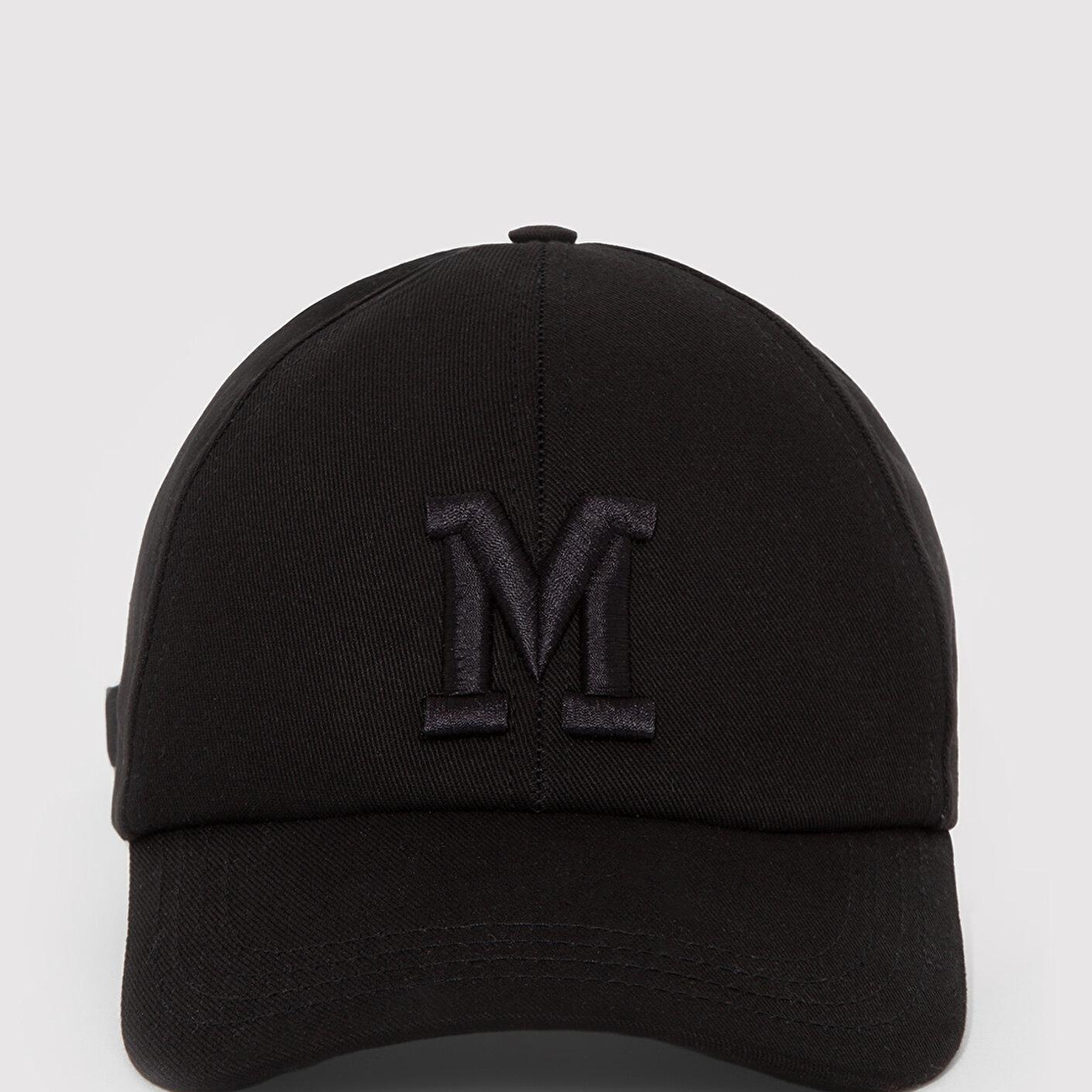 Mavi M Logo Detaylı Siyah Şapka 1912255-900