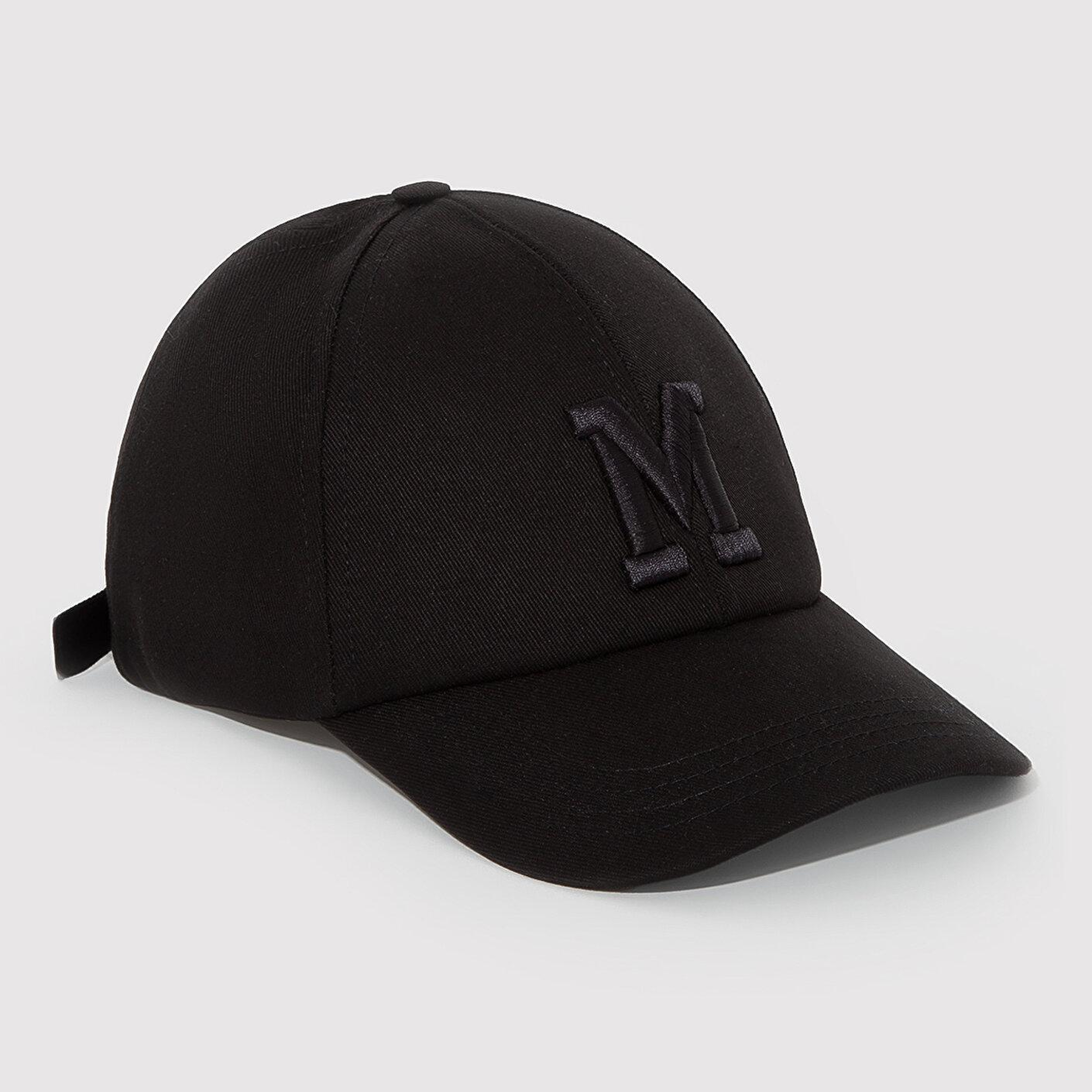 Mavi M Logo Detaylı Siyah Şapka 1912255-900