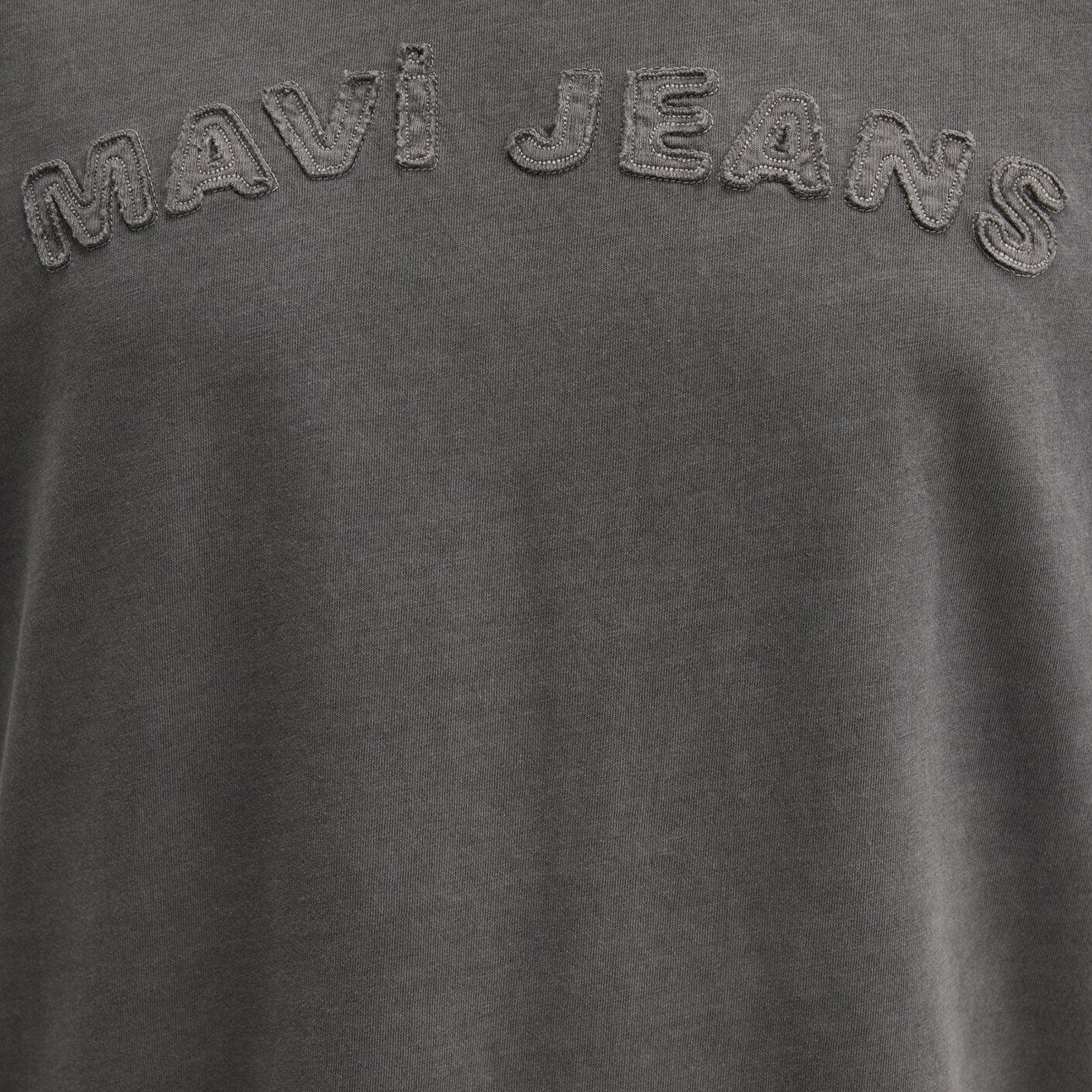 Mavi Mavi Jeans Baskılı Antrasit Tişört Loose Fit / Bol Rahat Kesim 0612953-900