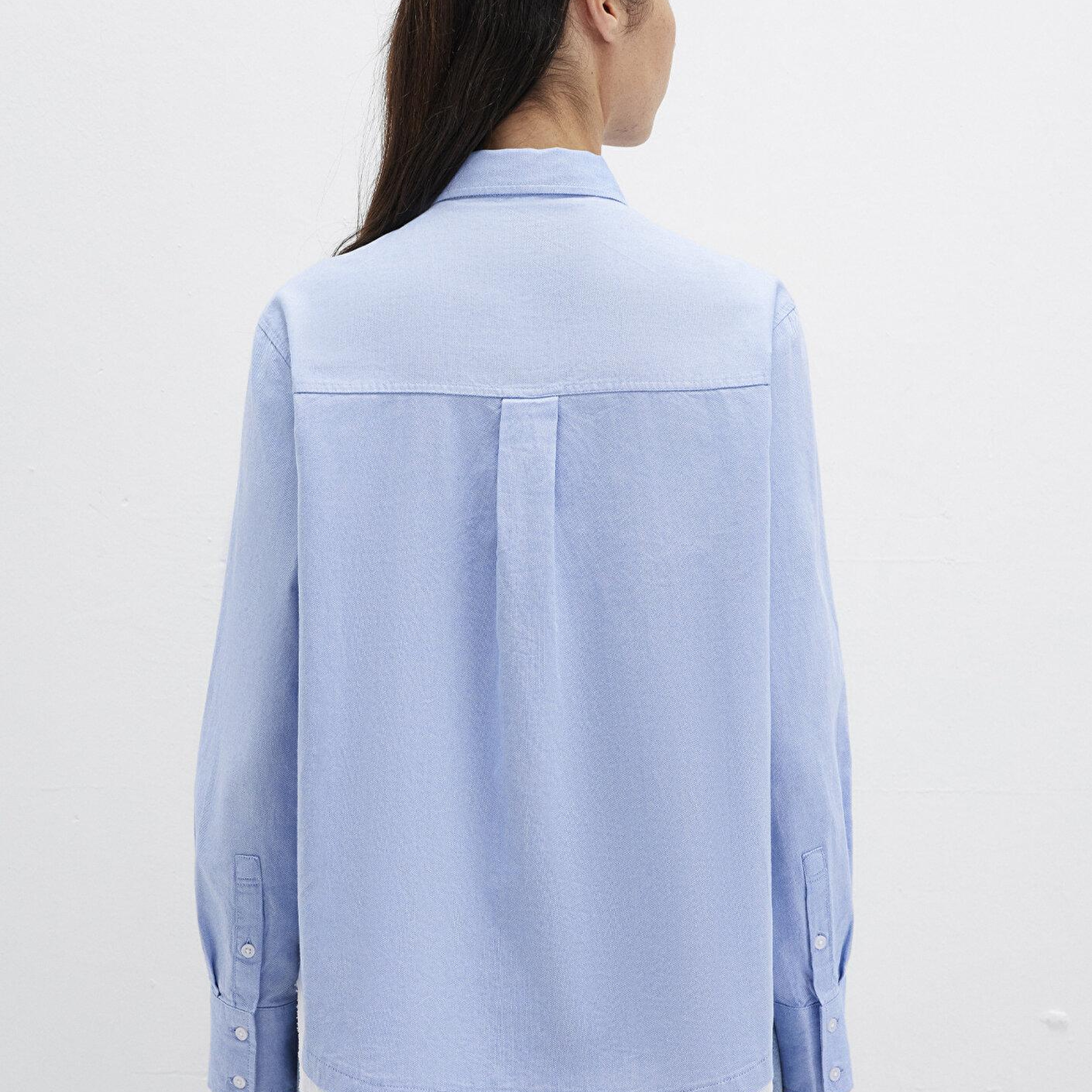 Mavi Mavi Gömlek Loose Fit / Bol Rahat Kesim 1211290-90160