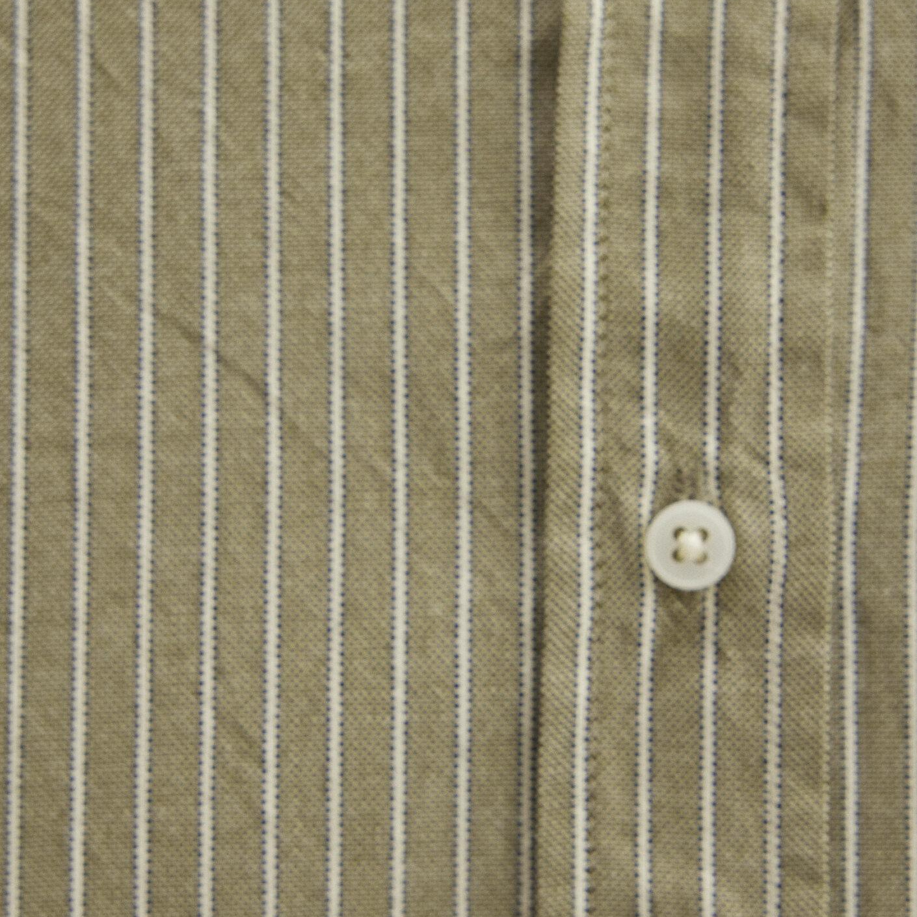 Mavi Çizgili Haki Gömlek Loose Fit / Bol Rahat Kesim 1211372-91369