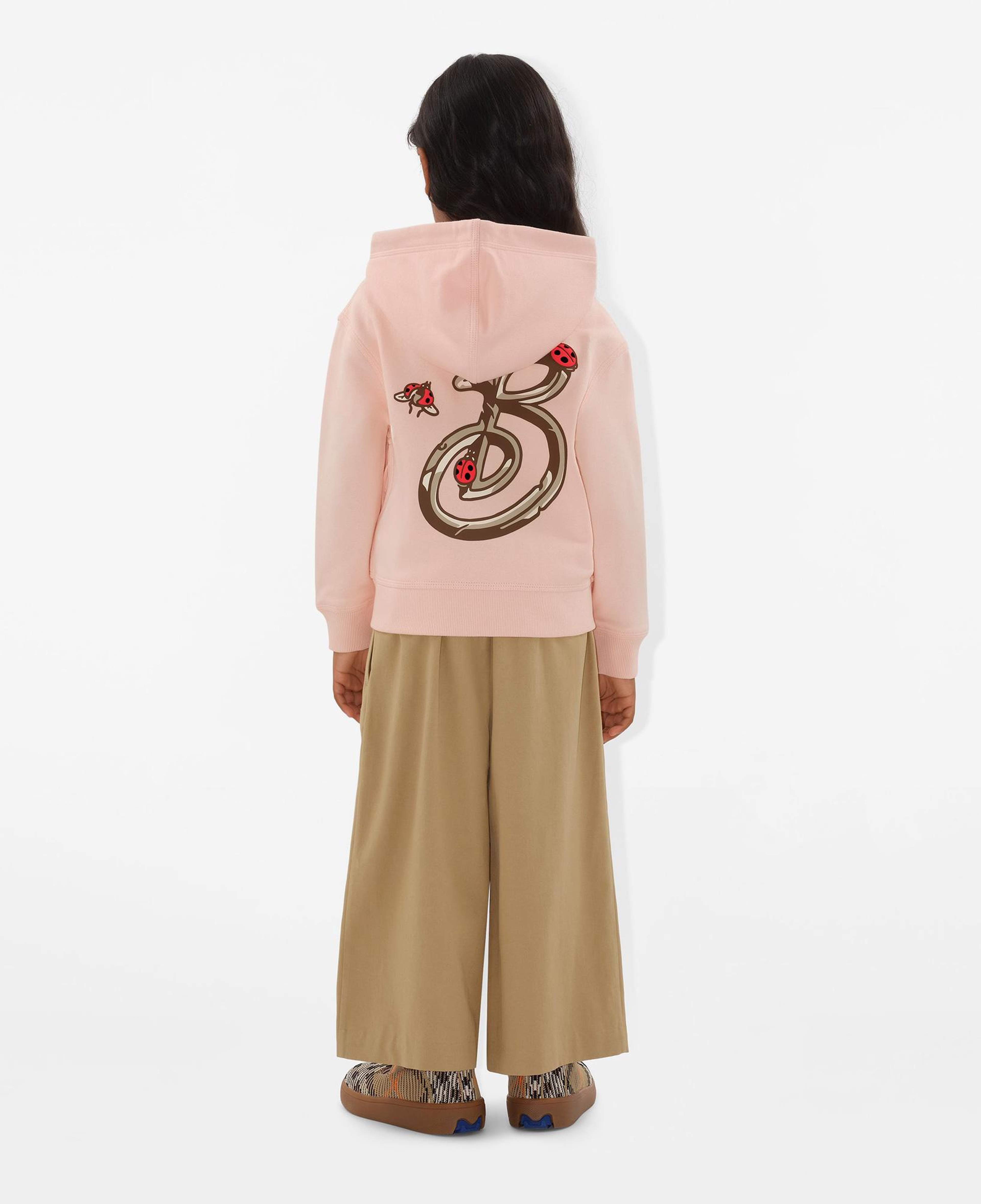 Burberry Clyde Ladybird Ladybug Cotton Zip Çocuk Pembe Hoodie