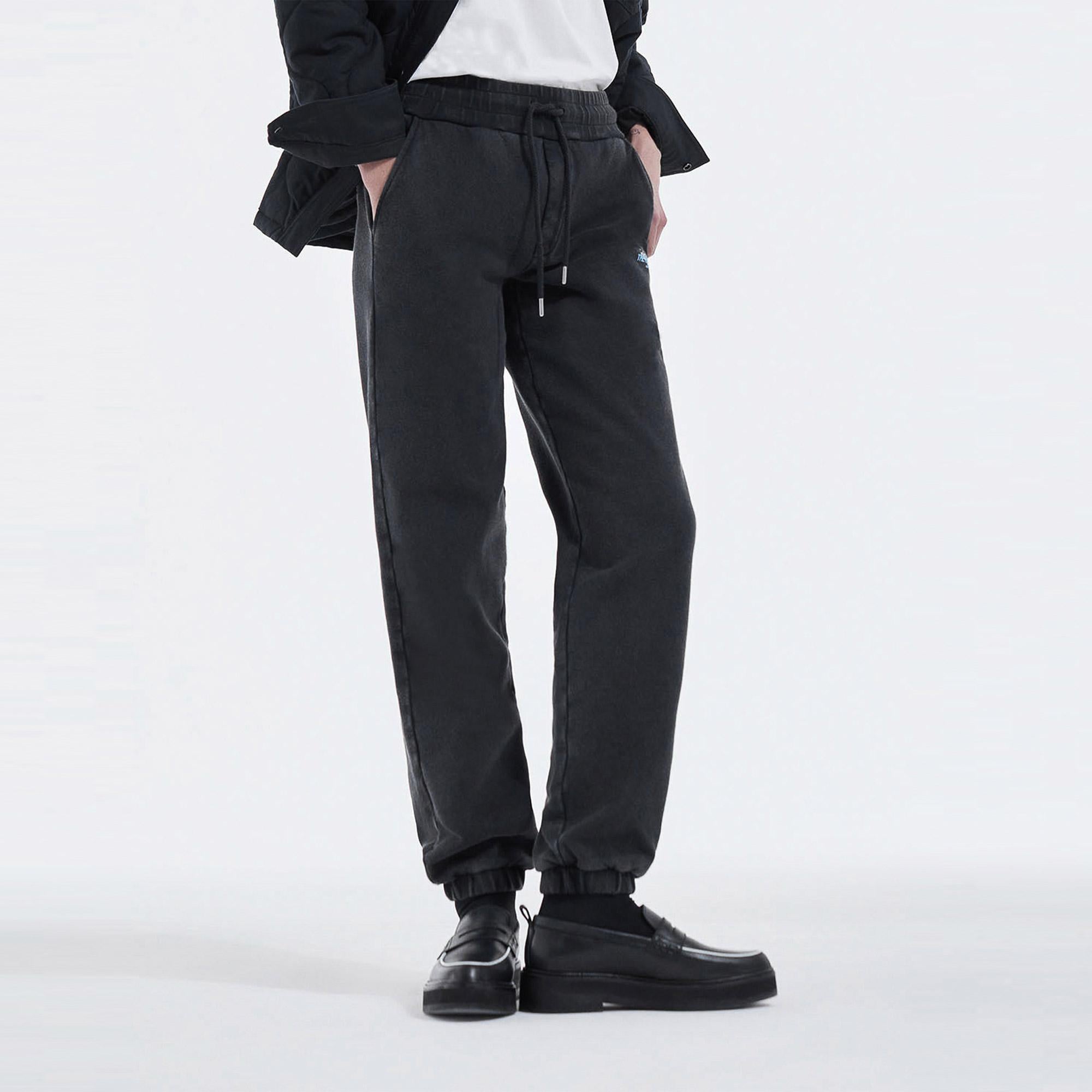 The Kooples Logolu Kadın Siyah Eşofman Altı
