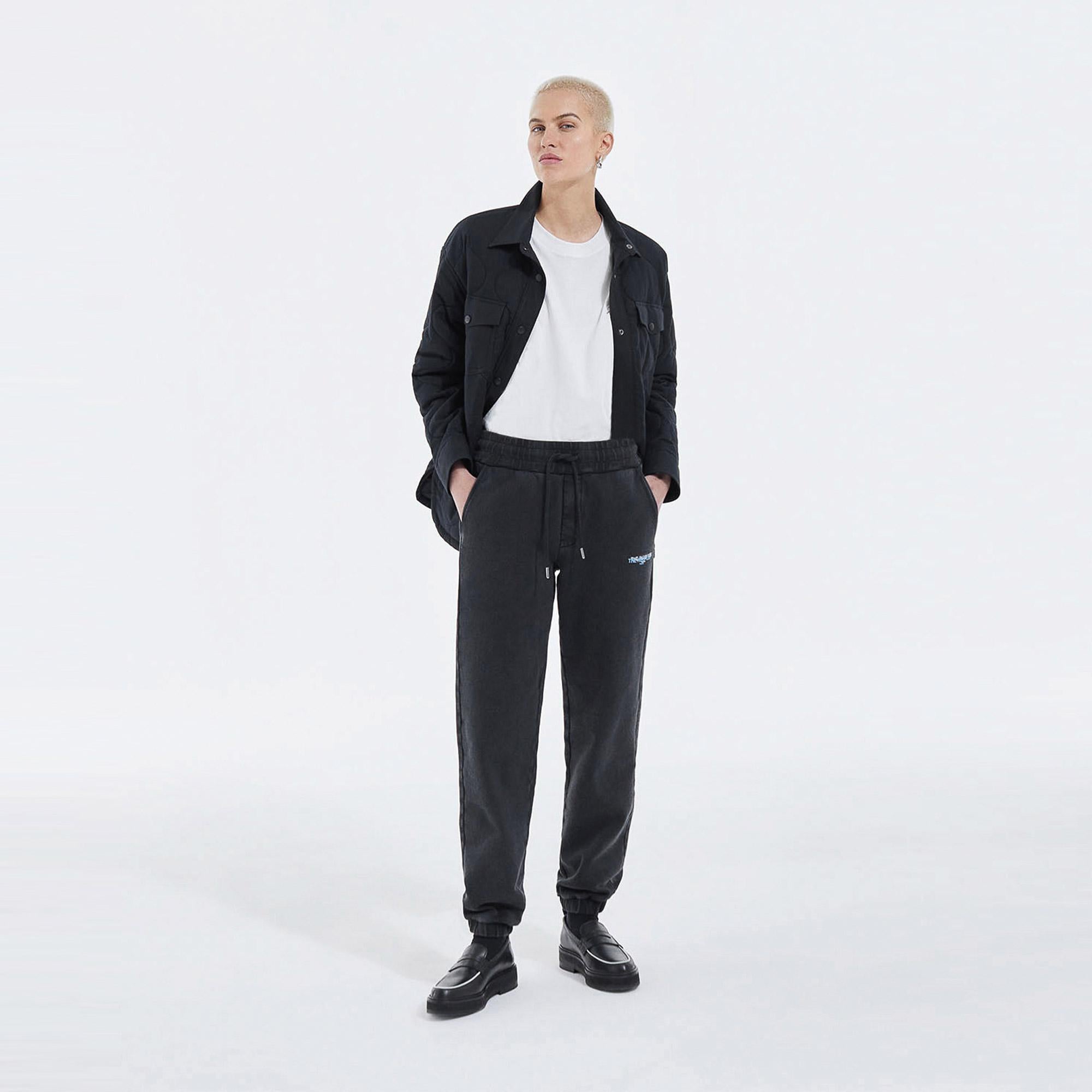 The Kooples Logolu Kadın Siyah Eşofman Altı