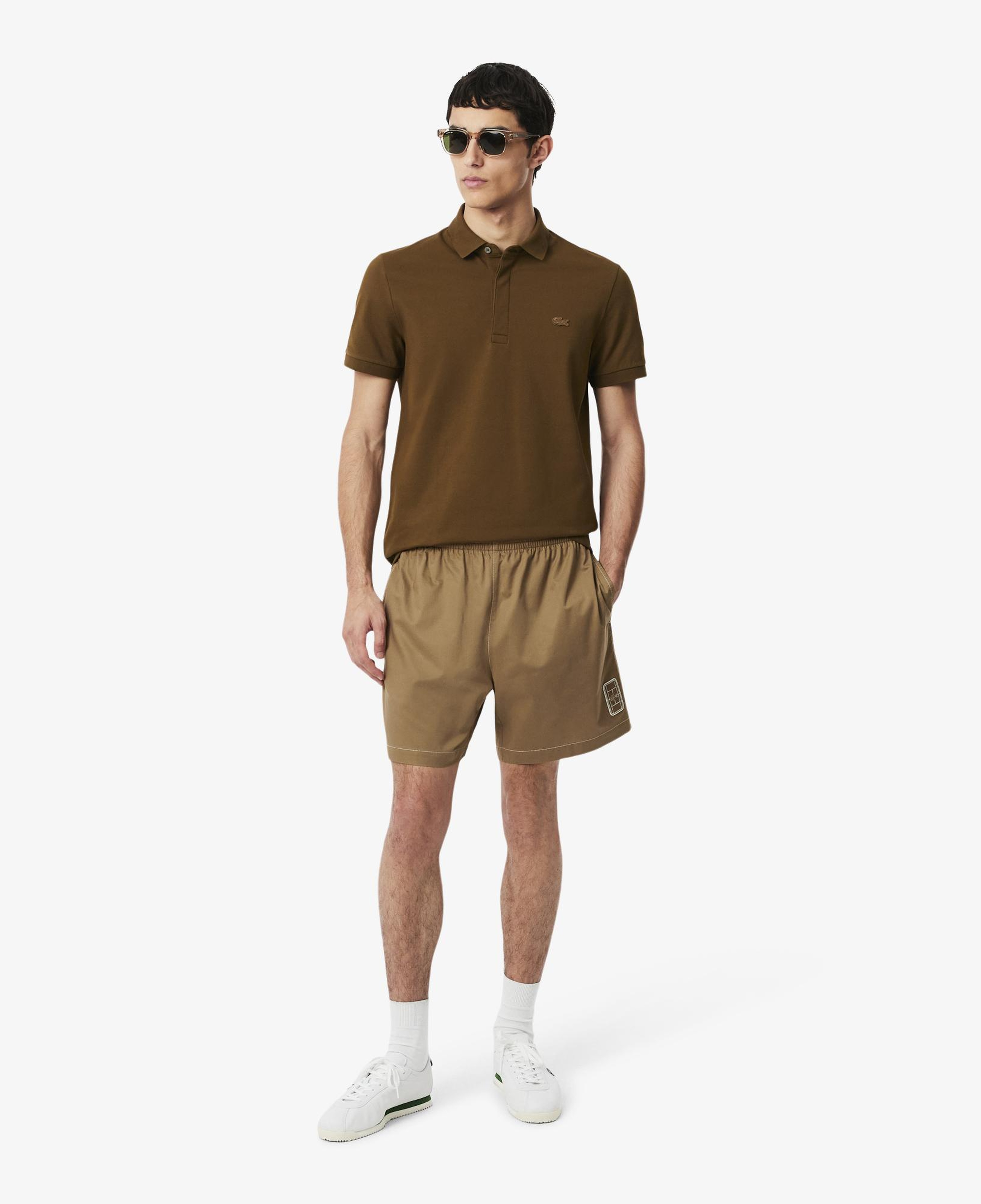 Erkek Relaxed Fit Kahverengi Şort