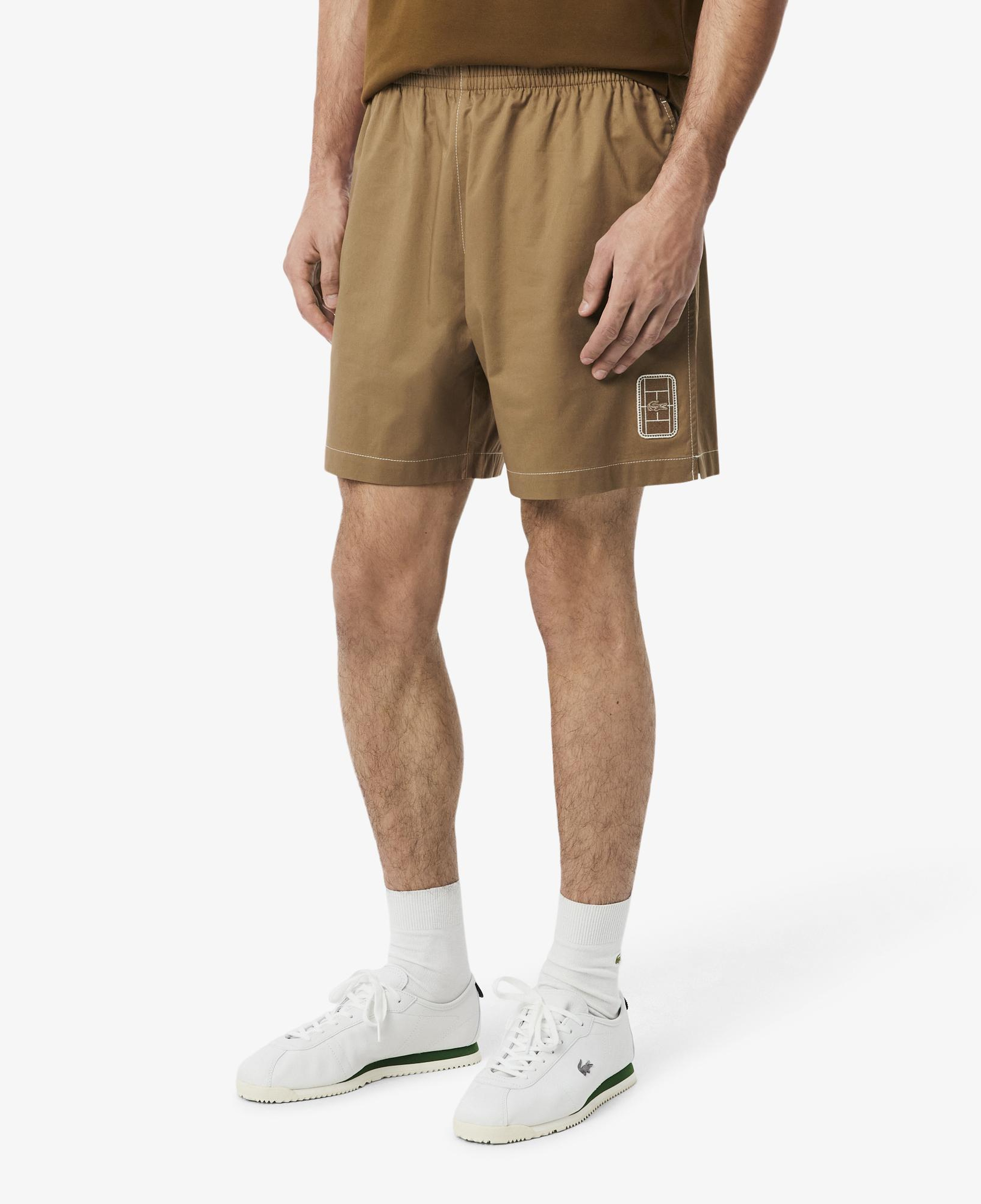 Erkek Relaxed Fit Kahverengi Şort