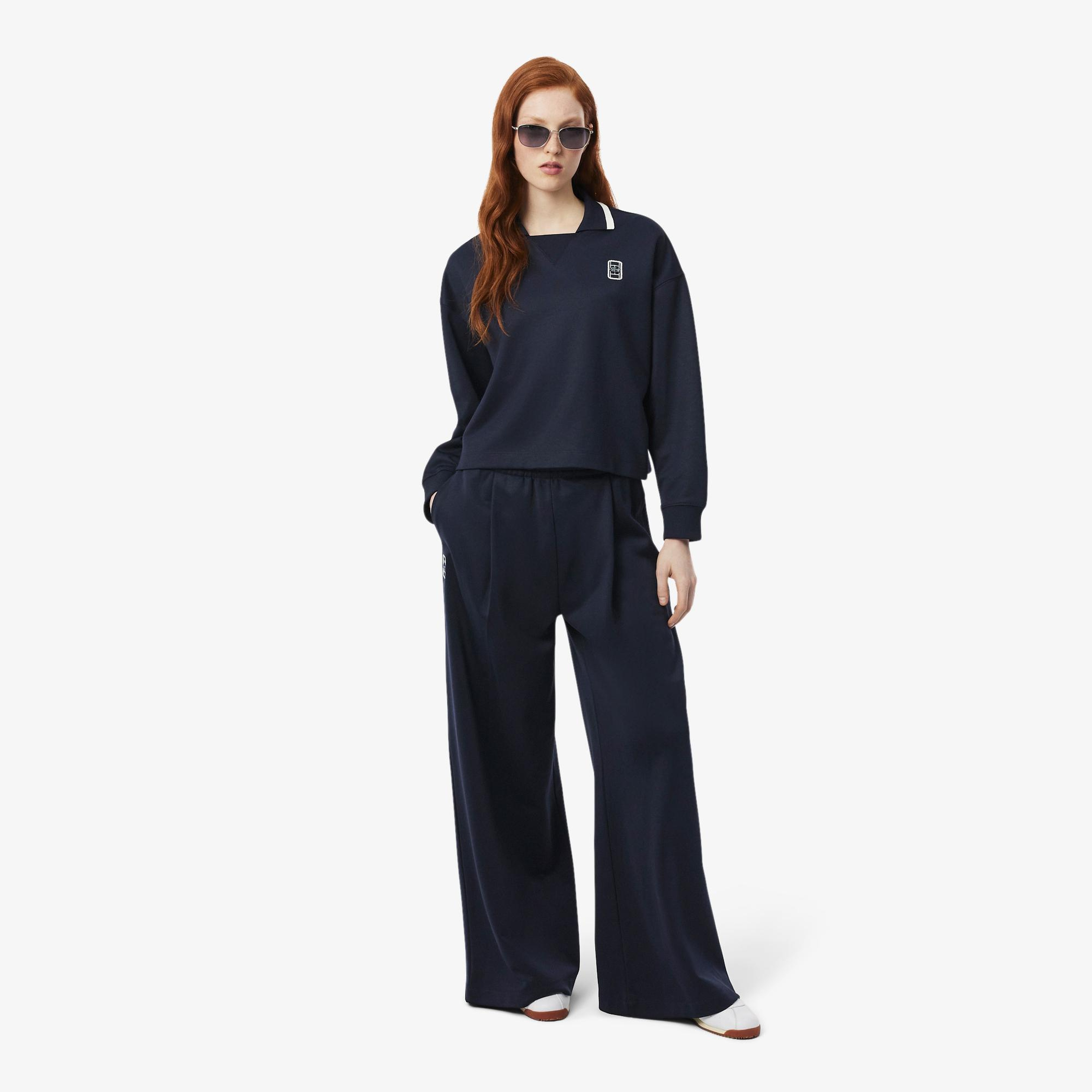 Kadın Straight Fit Lacivert Eşofman Altı