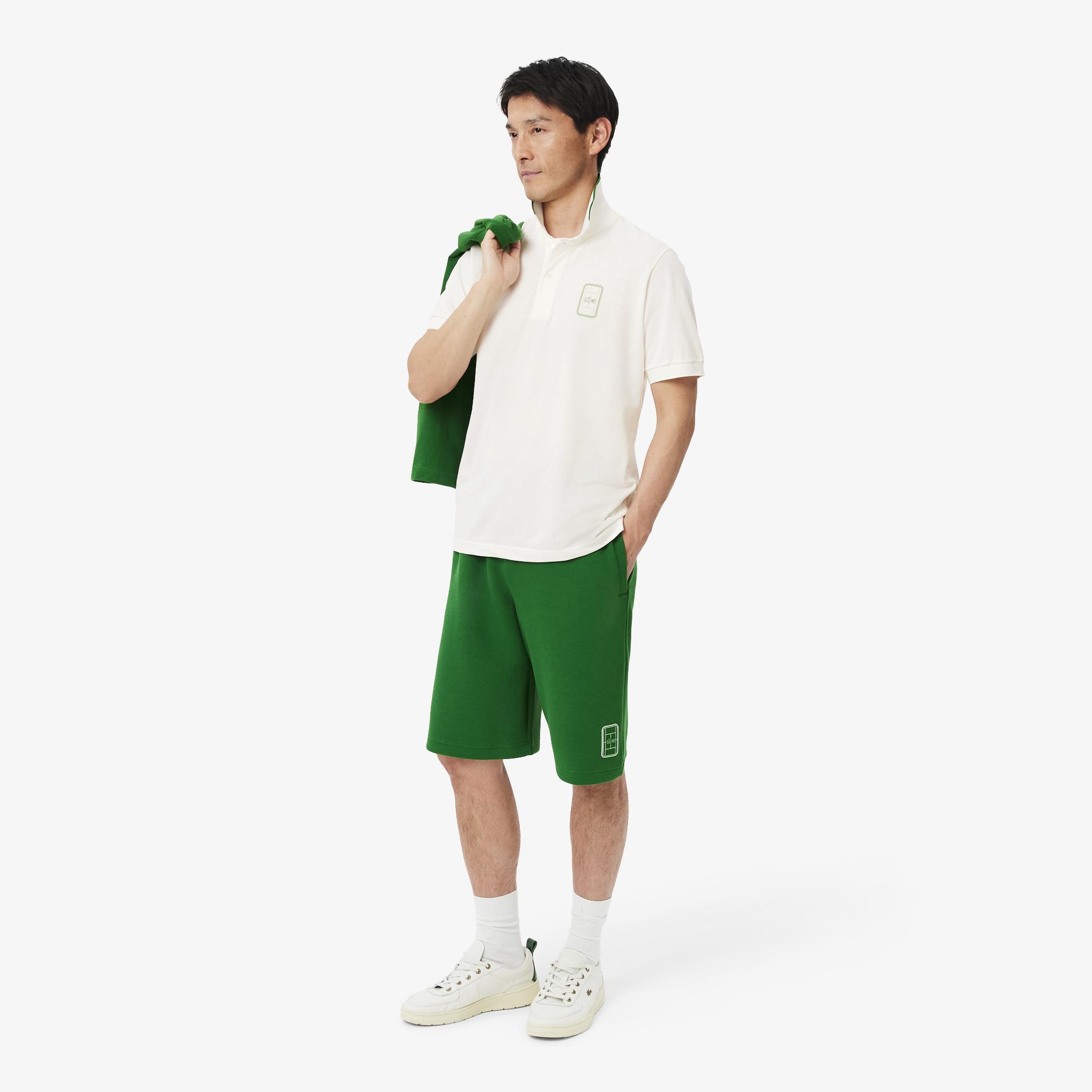 Erkek Classic Fit Beyaz Polo