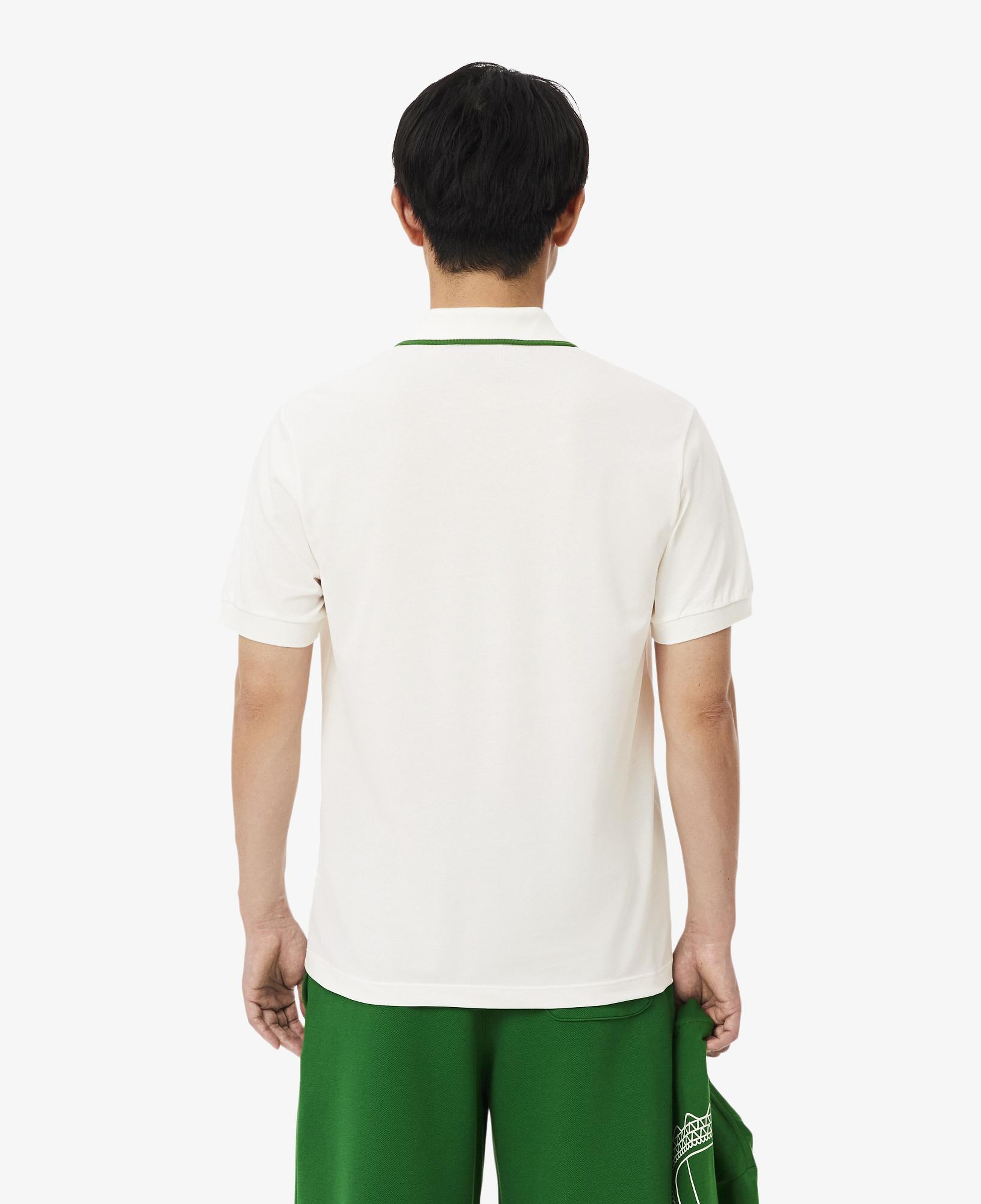Erkek Classic Fit Beyaz Polo