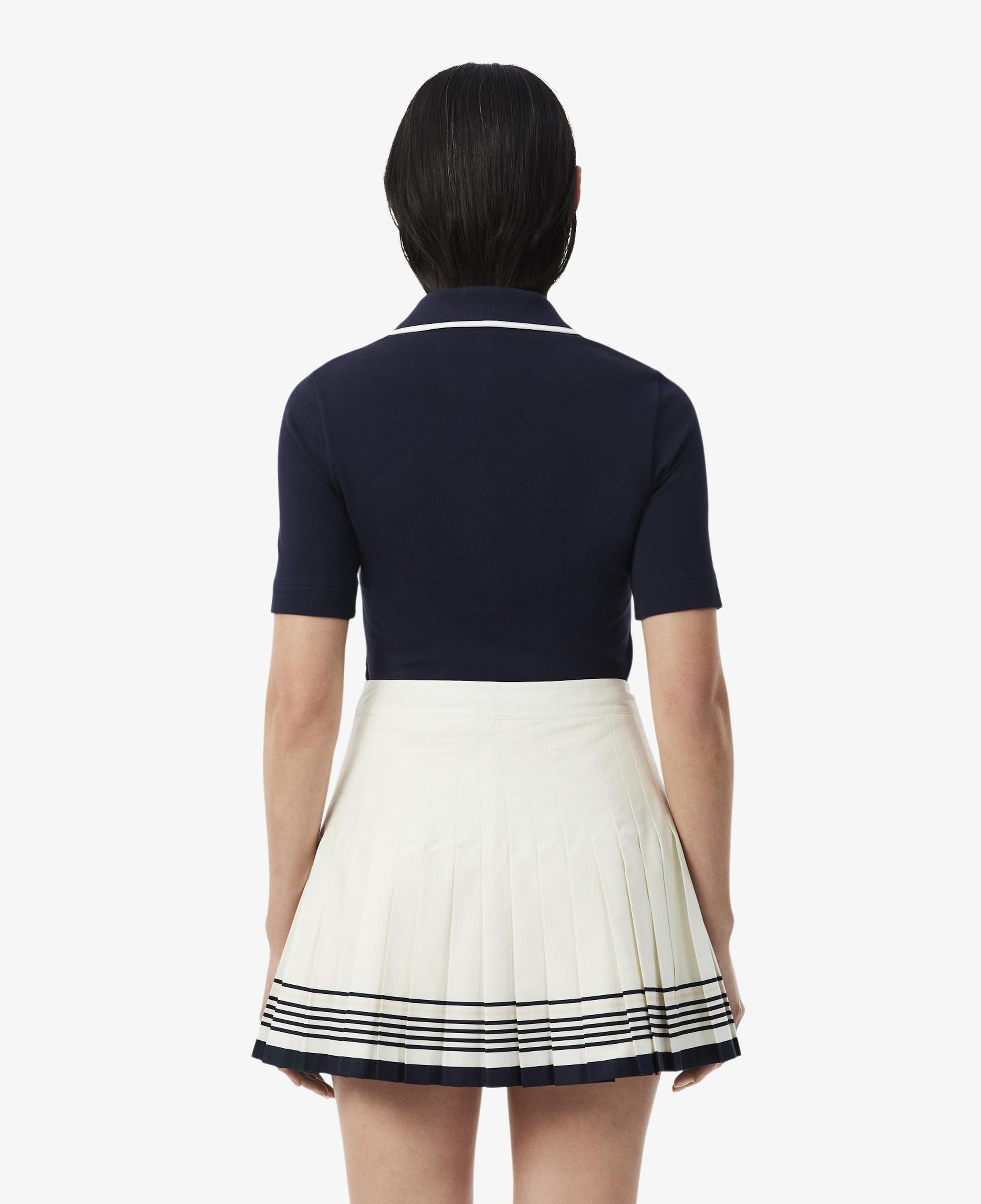 Kadın Slim Fit Lacivert Polo