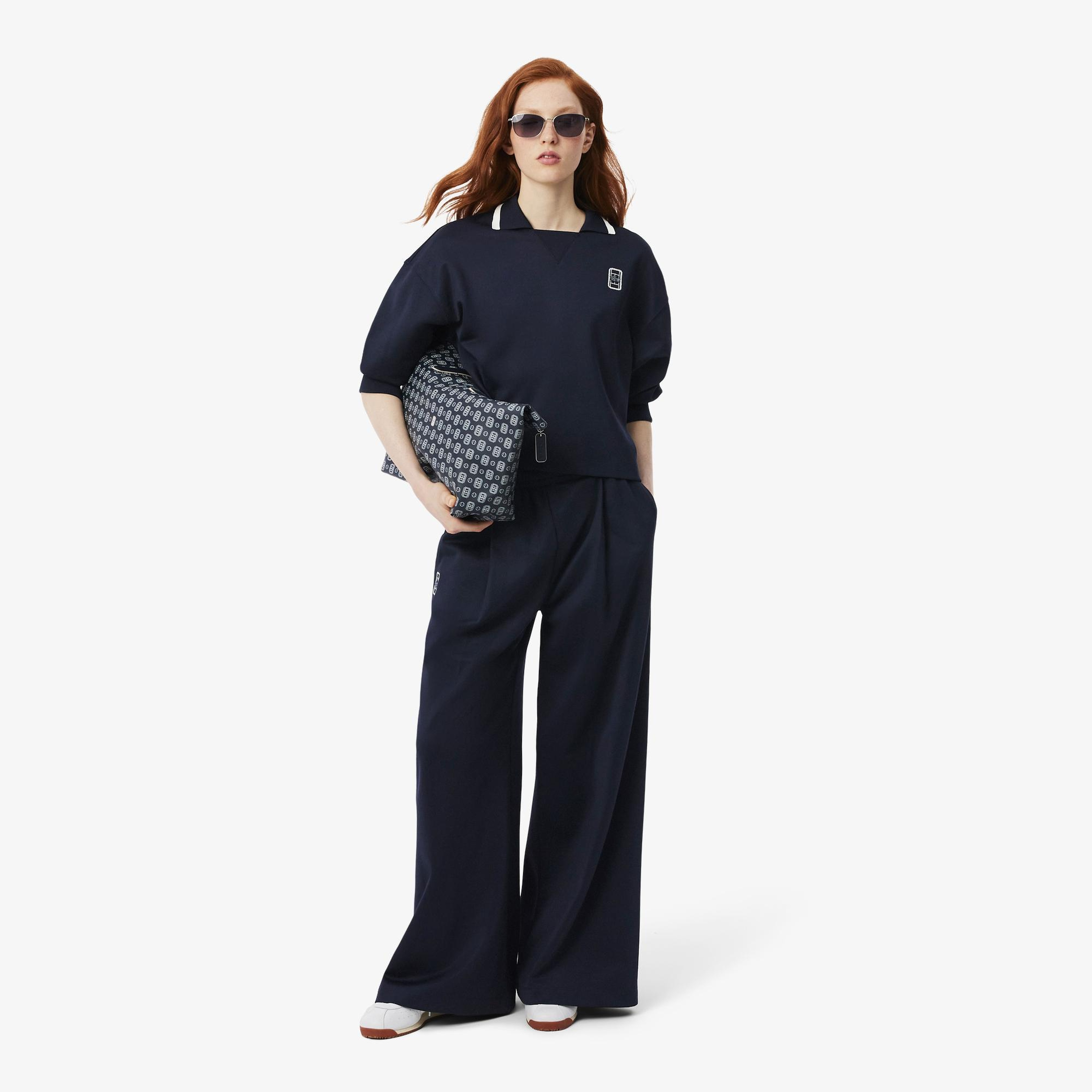 Kadın Straight Fit Lacivert Eşofman Altı