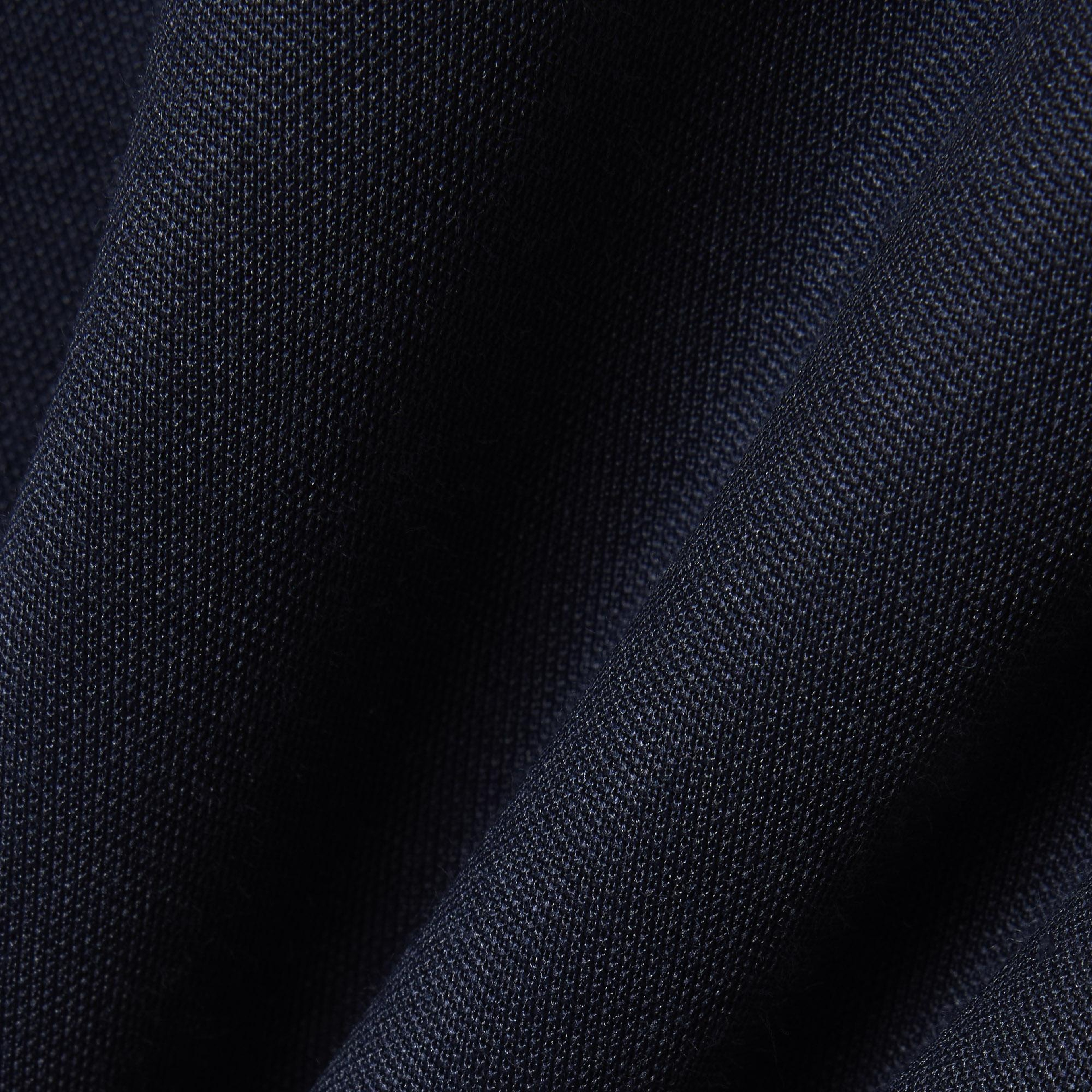 Kadın Oversize Fit Polo Yaka Lacivert Sweatshirt