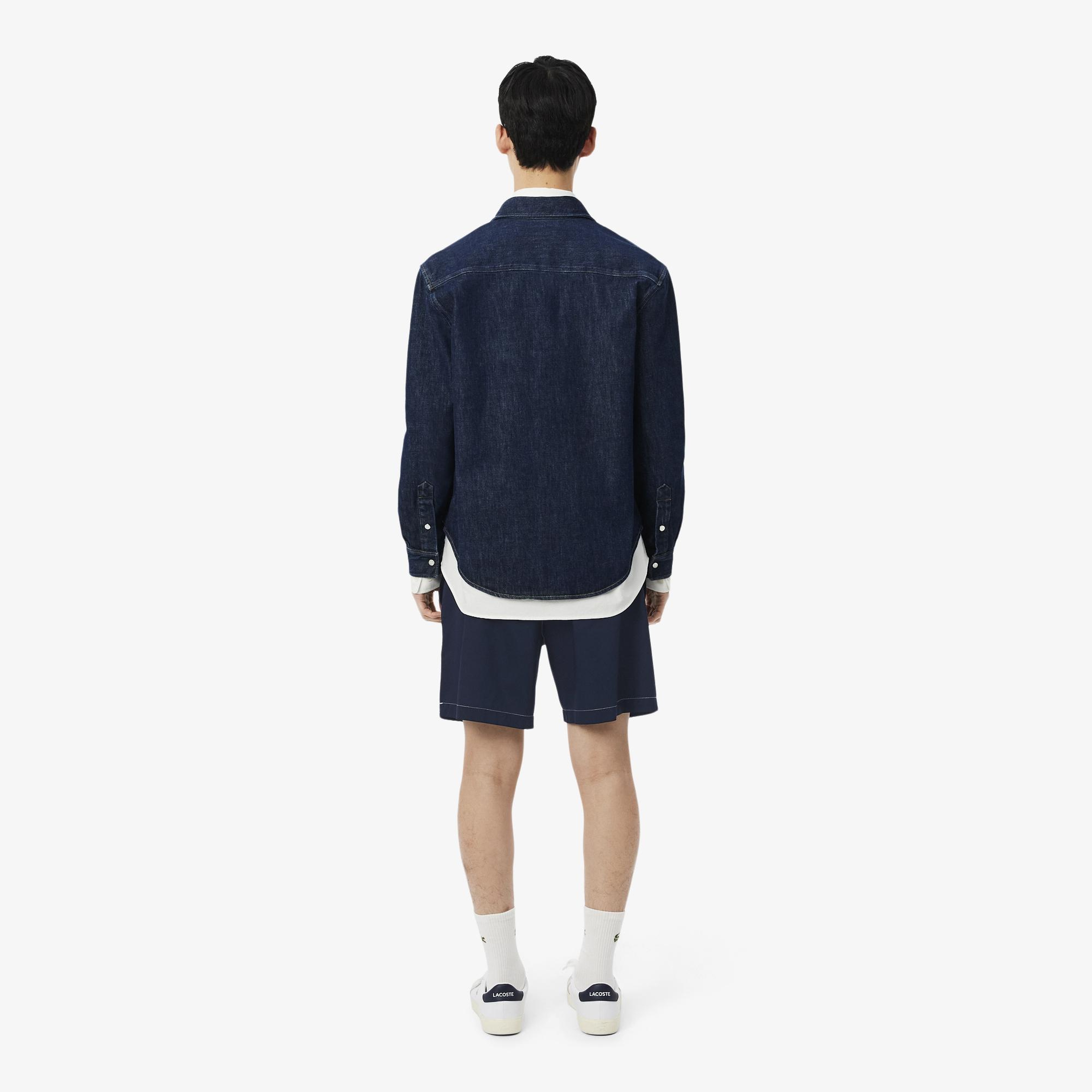 Erkek Relaxed Fit Lacivert Şort