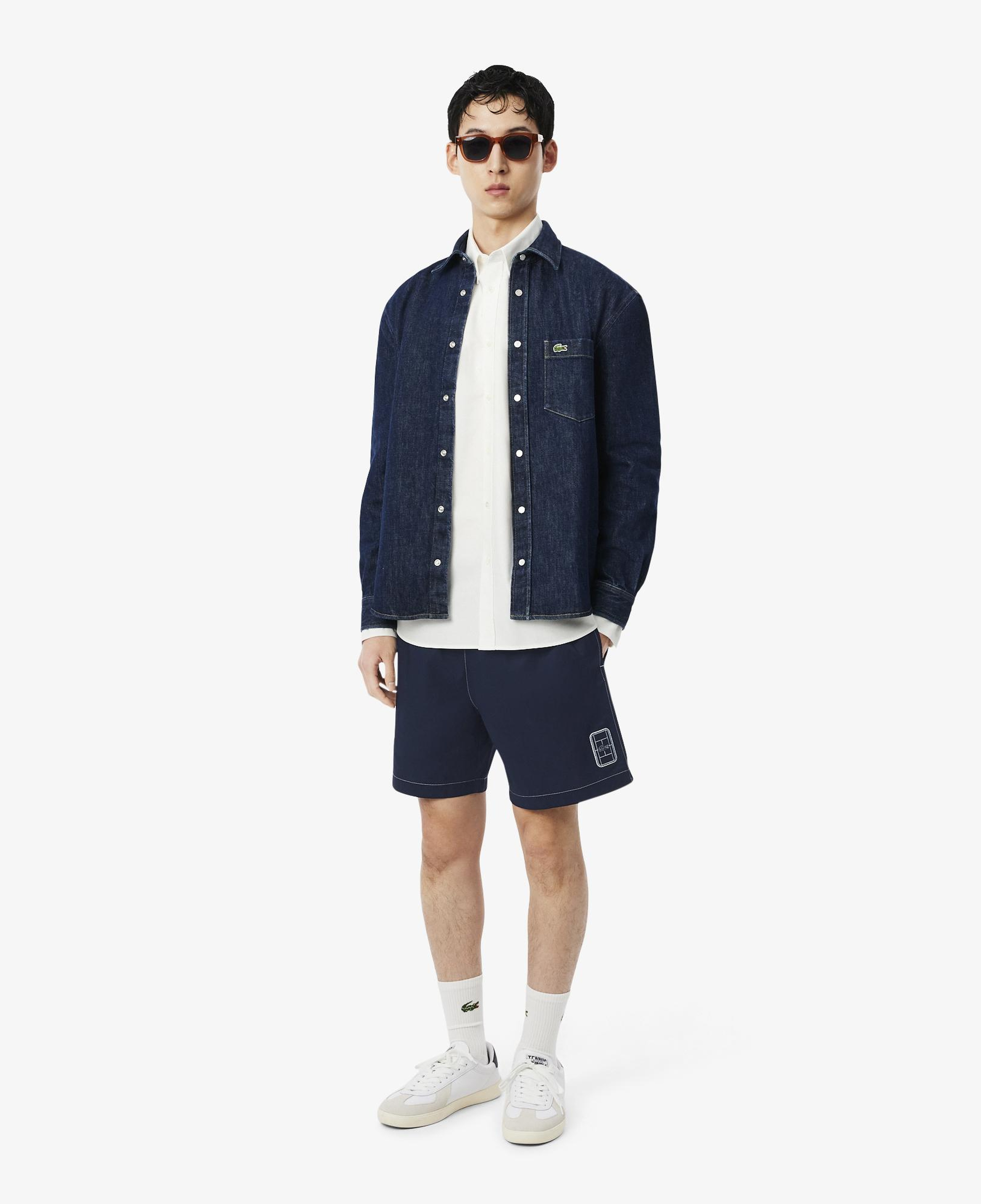 Erkek Relaxed Fit Lacivert Şort
