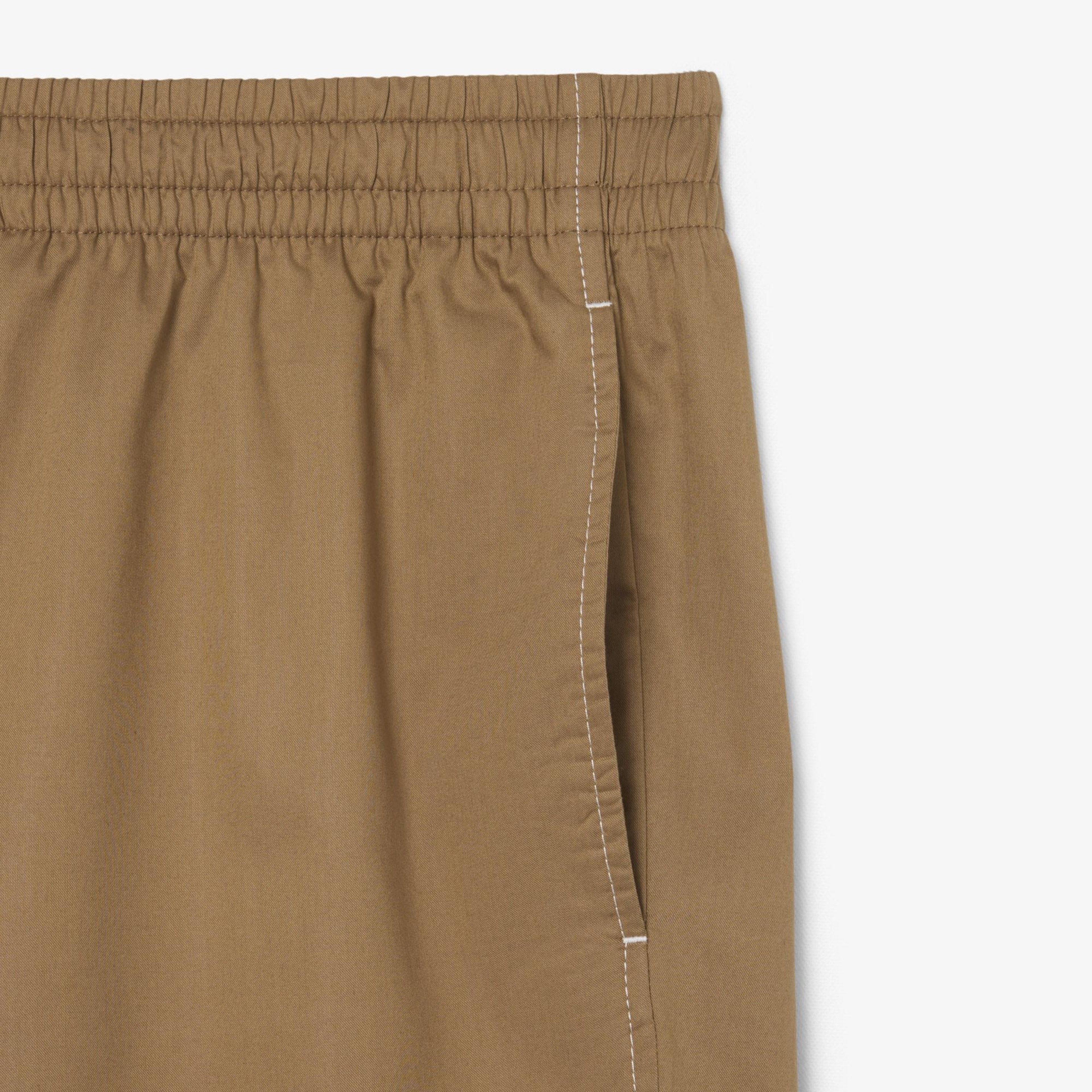 Erkek Relaxed Fit Kahverengi Şort