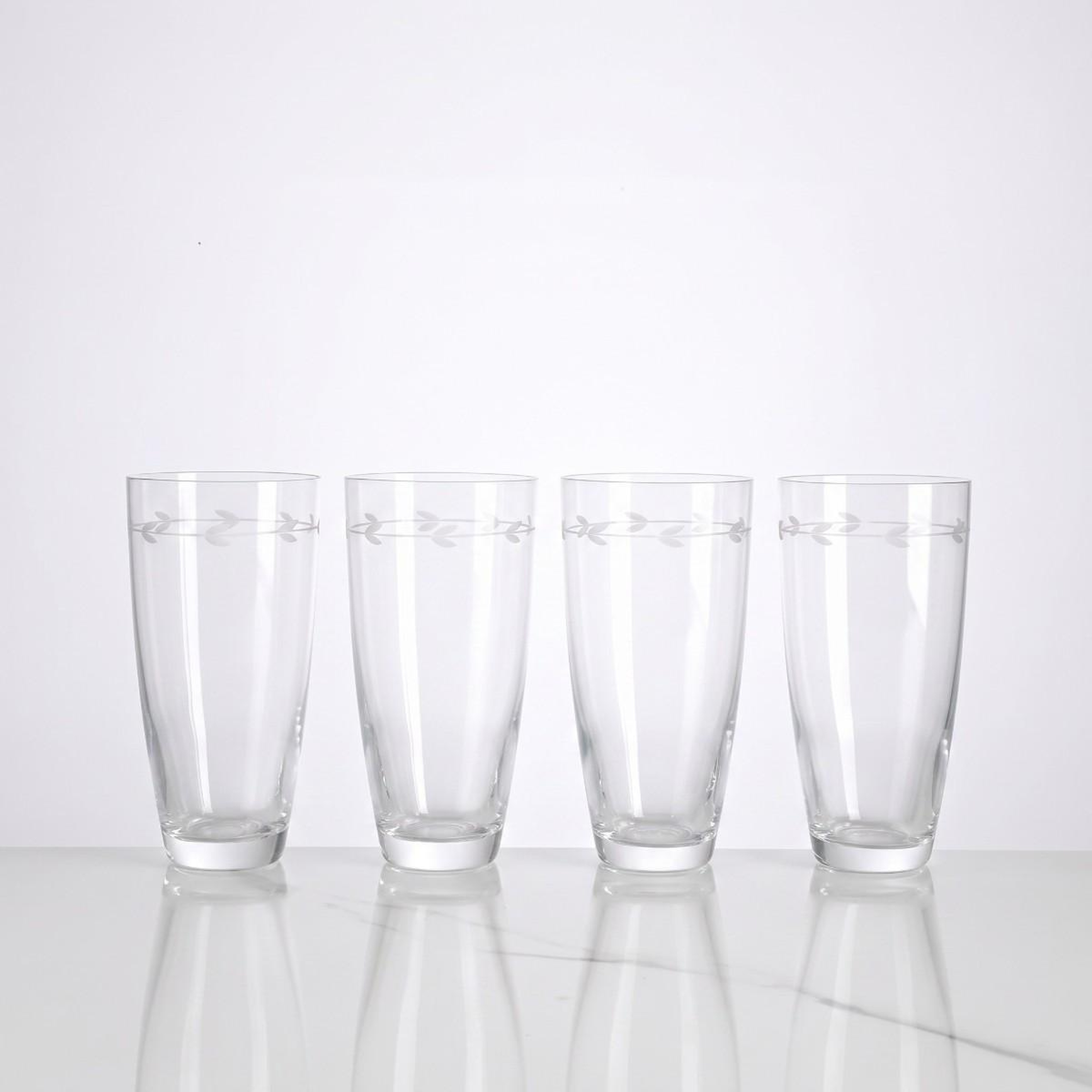 Rythym 4'lü Kristal Meşrubat Bardağı 350 cc