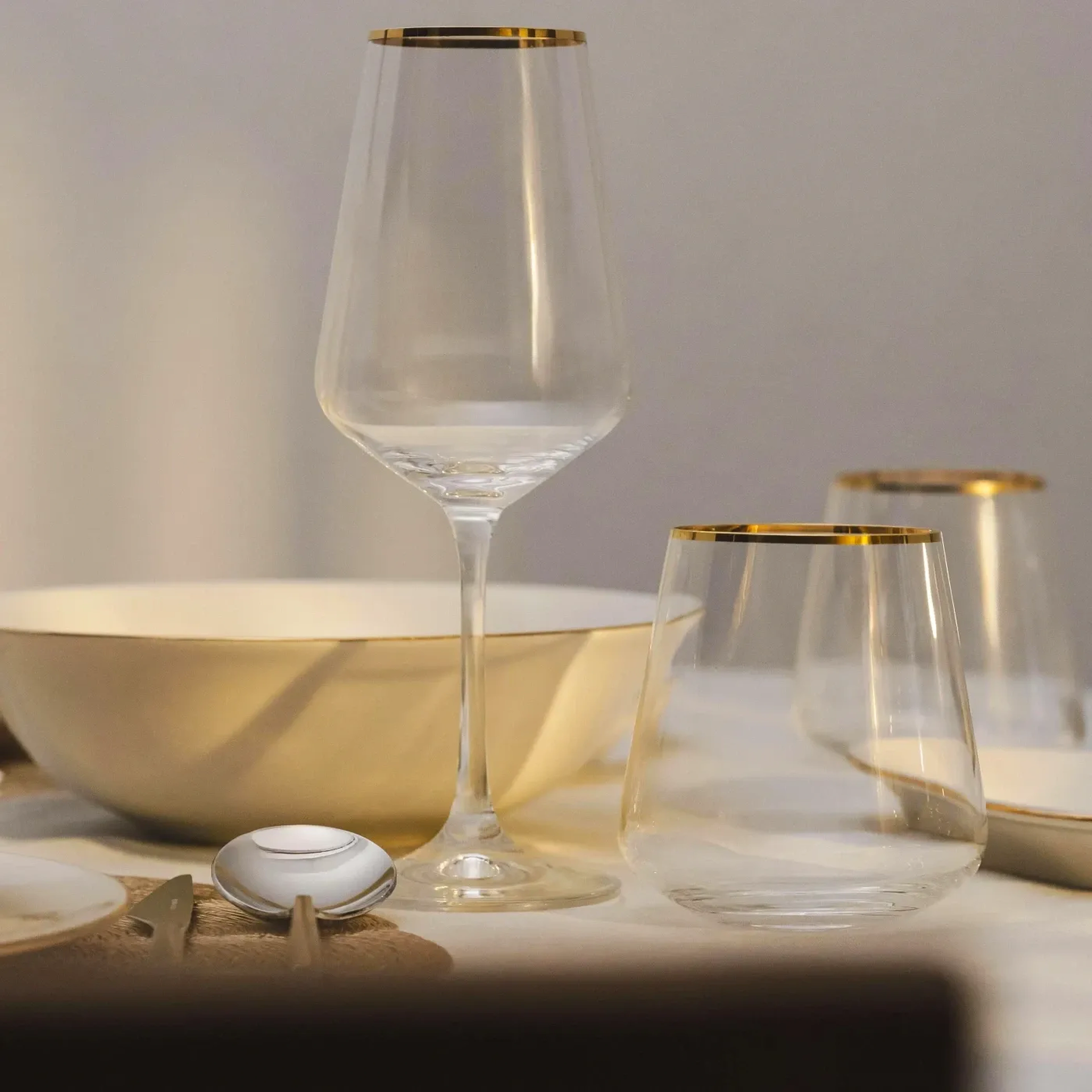 Meringue 4'lü Kristal Su Bardağı 380 cc