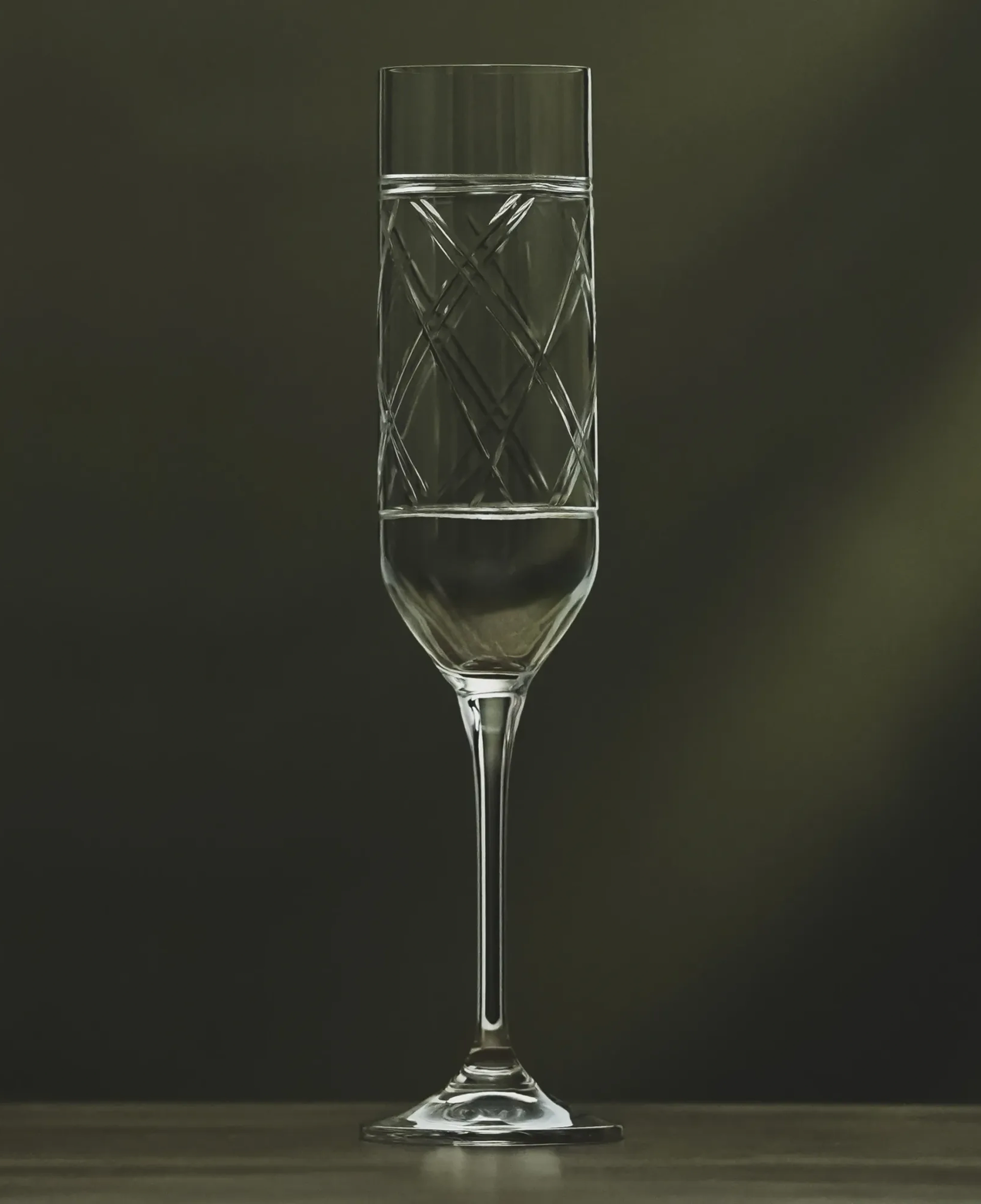 Yvette 4'lü Kristal Şampanya Kadehi 200 cc