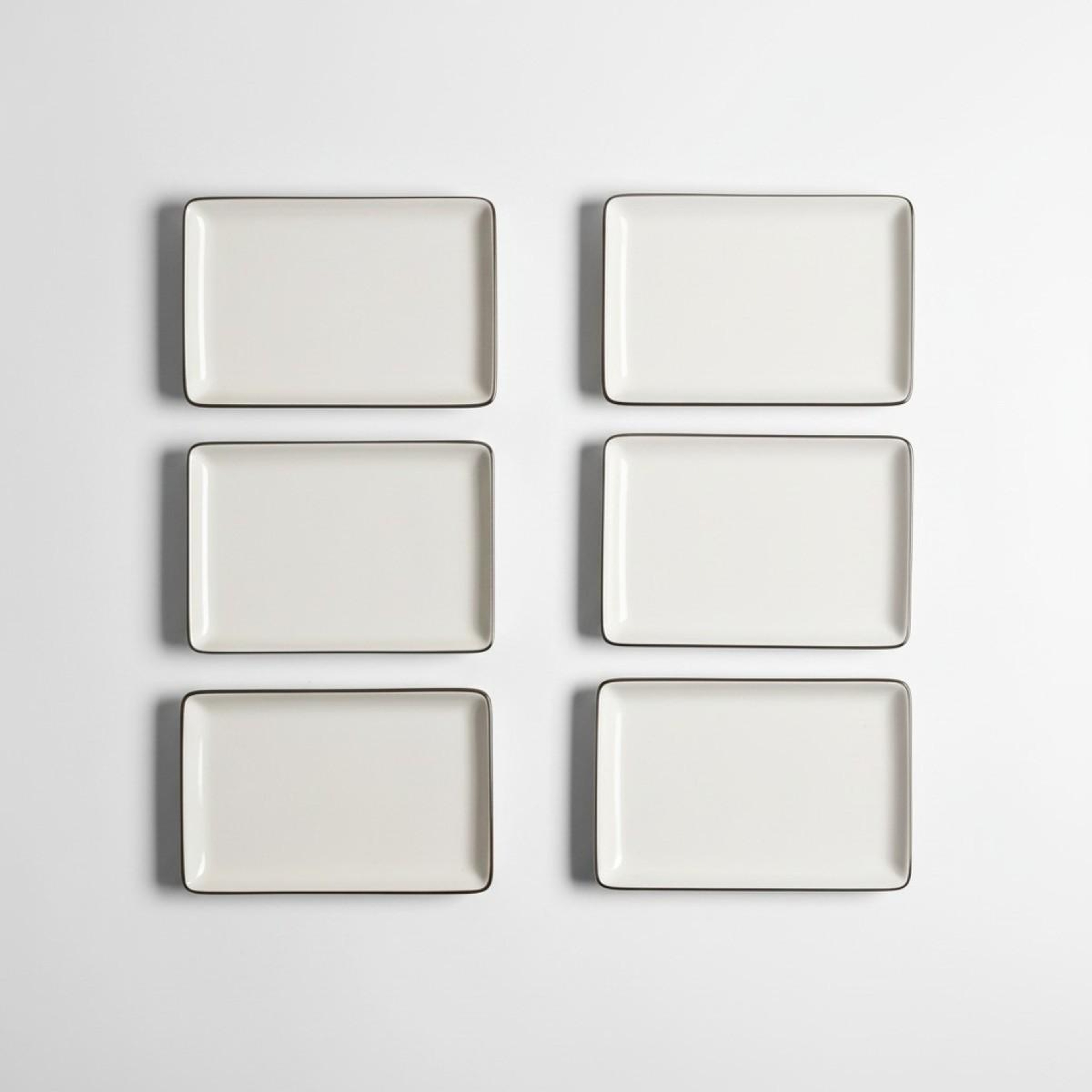 Elias Platin 6'lı Sunum Tabağı 13x18 Cm