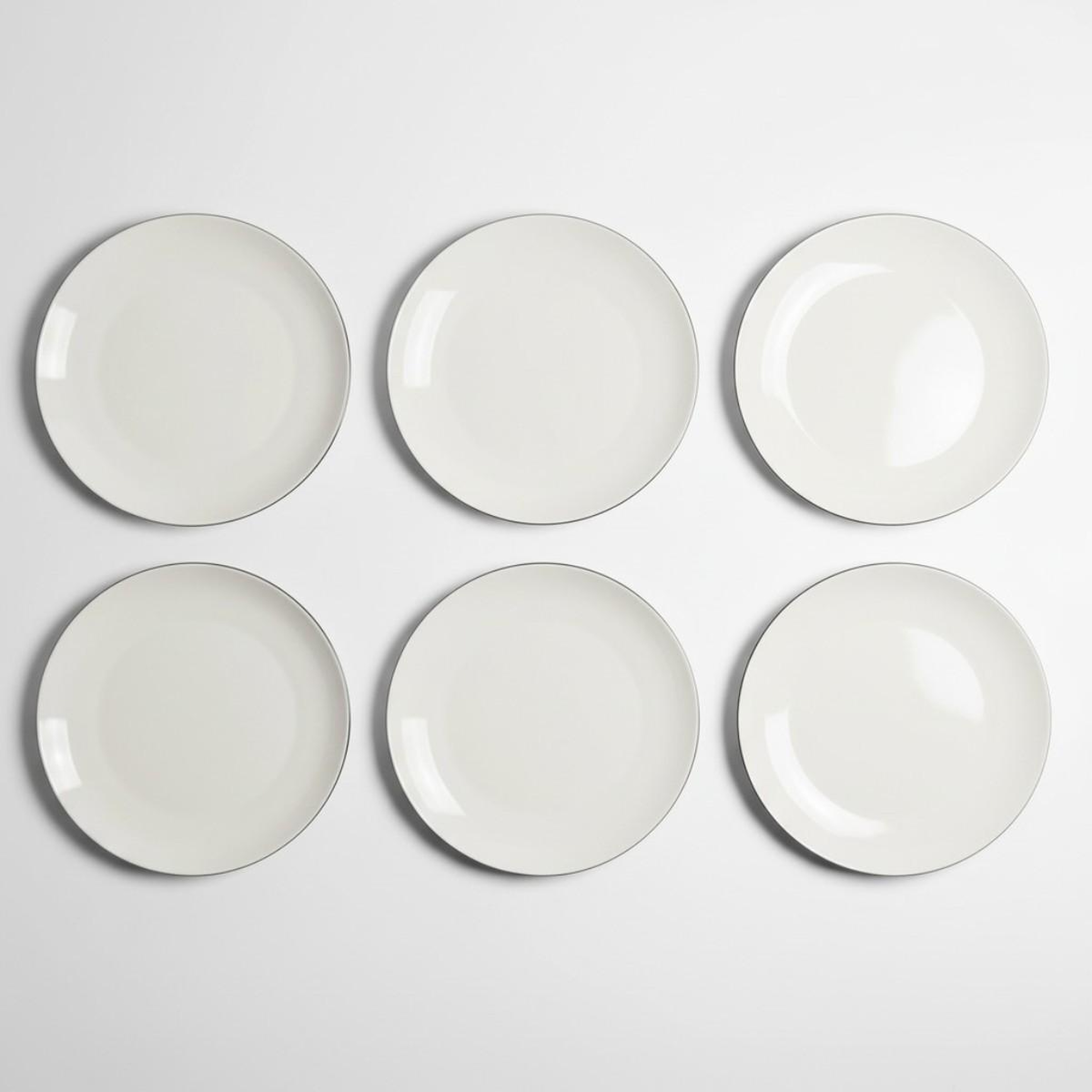 Elias Platin 6'lı Pasta Tabağı 19 Cm