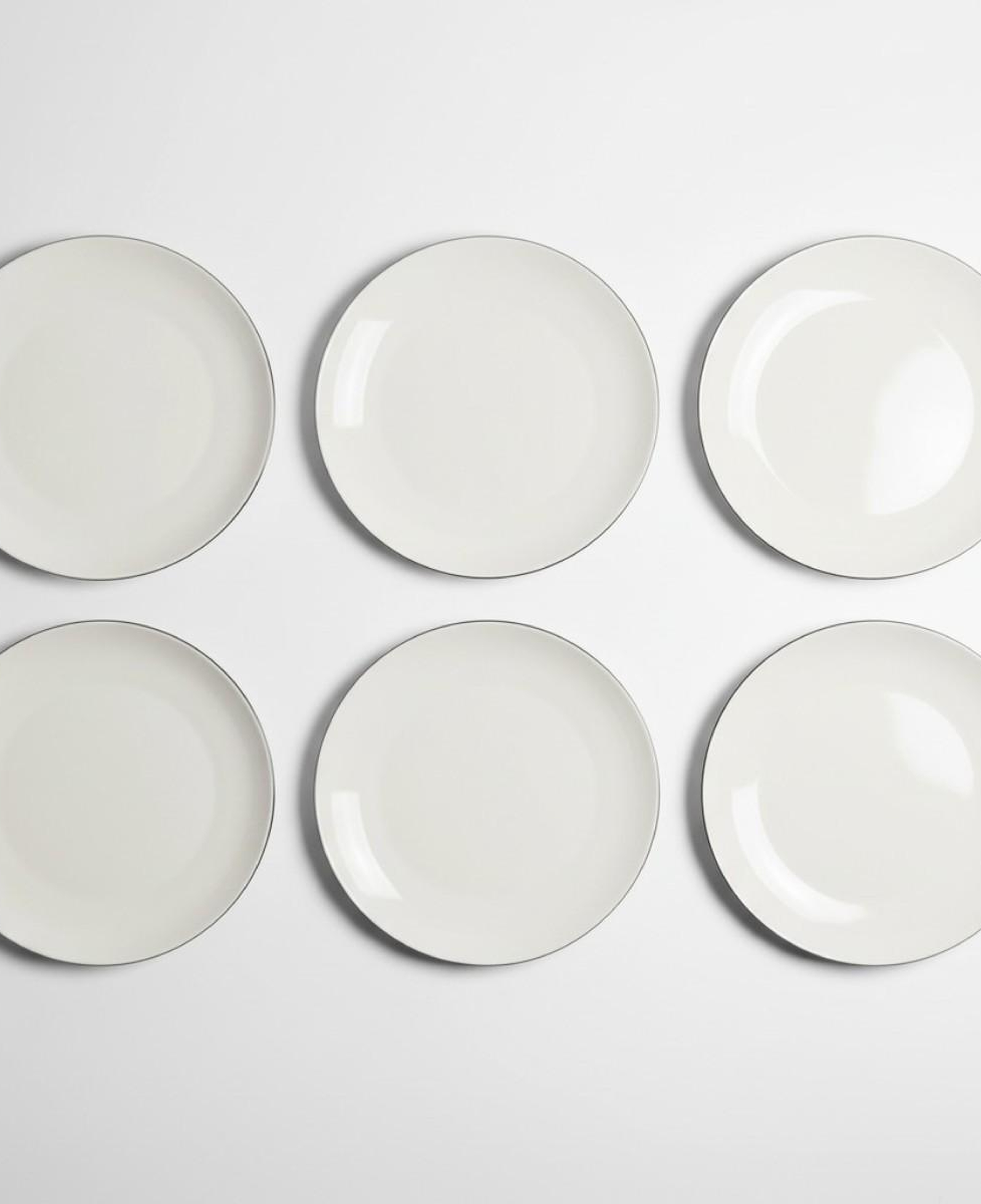 Elias Platin 6'lı Pasta Tabağı 19 Cm
