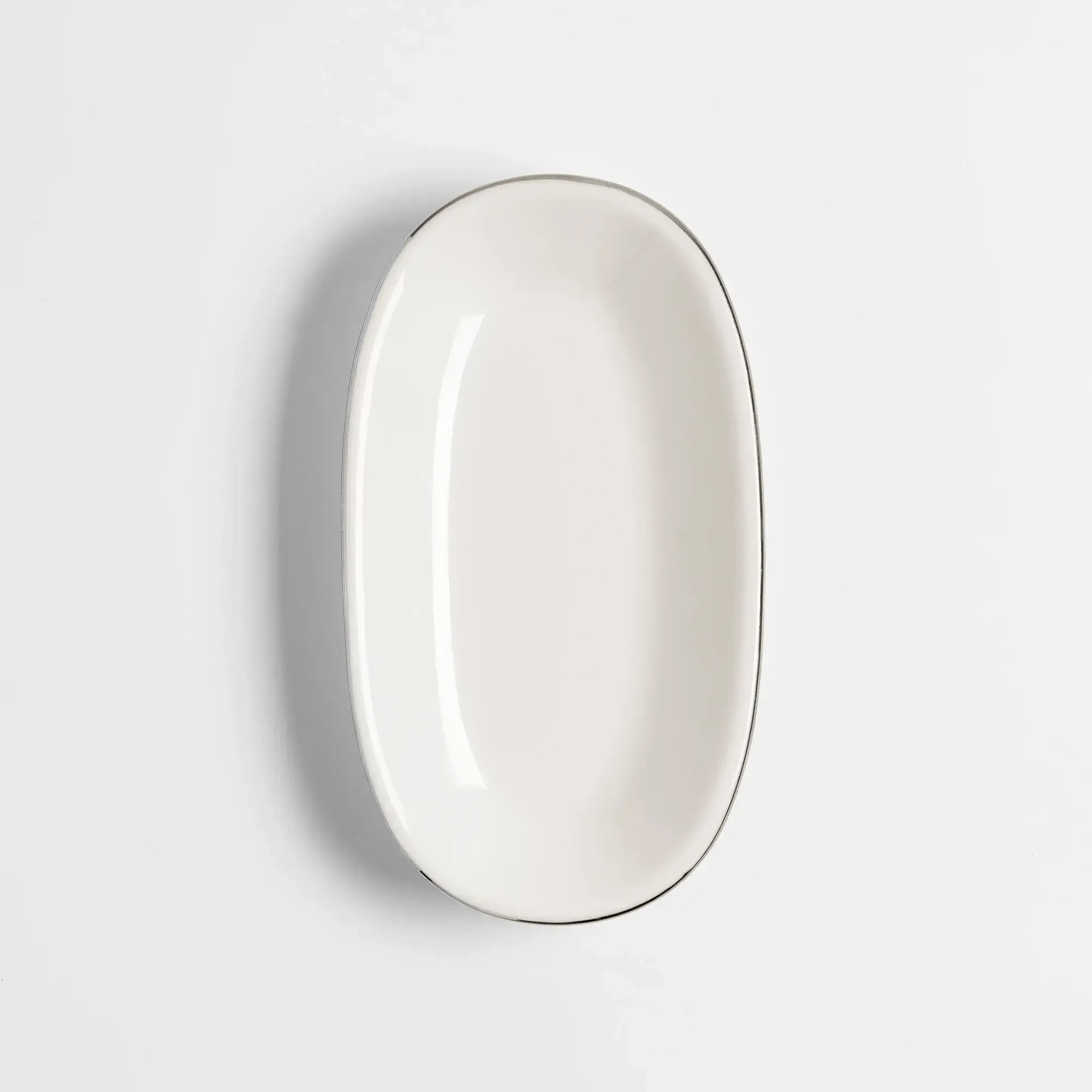 Elias Platin 6'lı Kayık Tabak 19x11 Cm