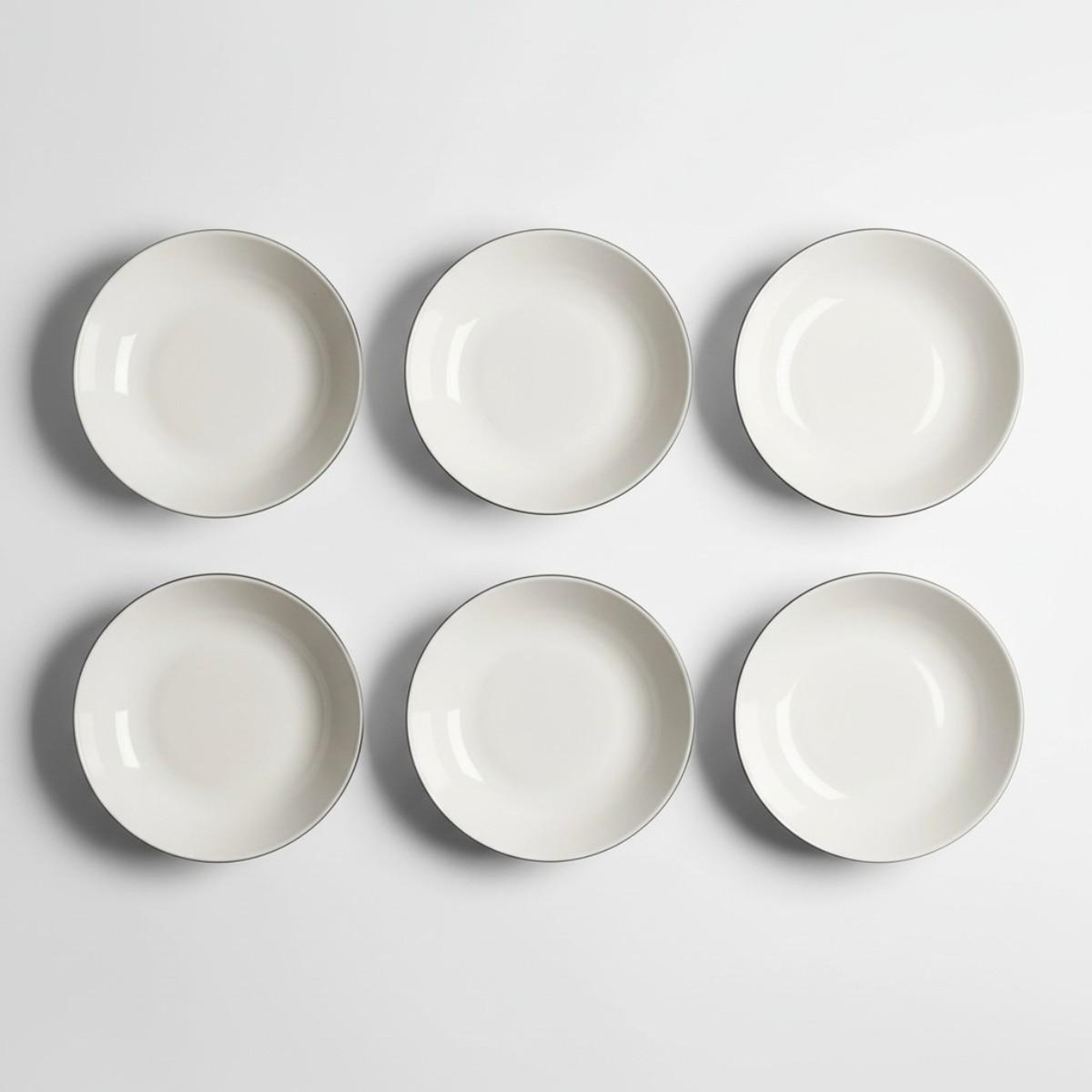 Elias Platin 6'lı Çukur Tabak 19 Cm