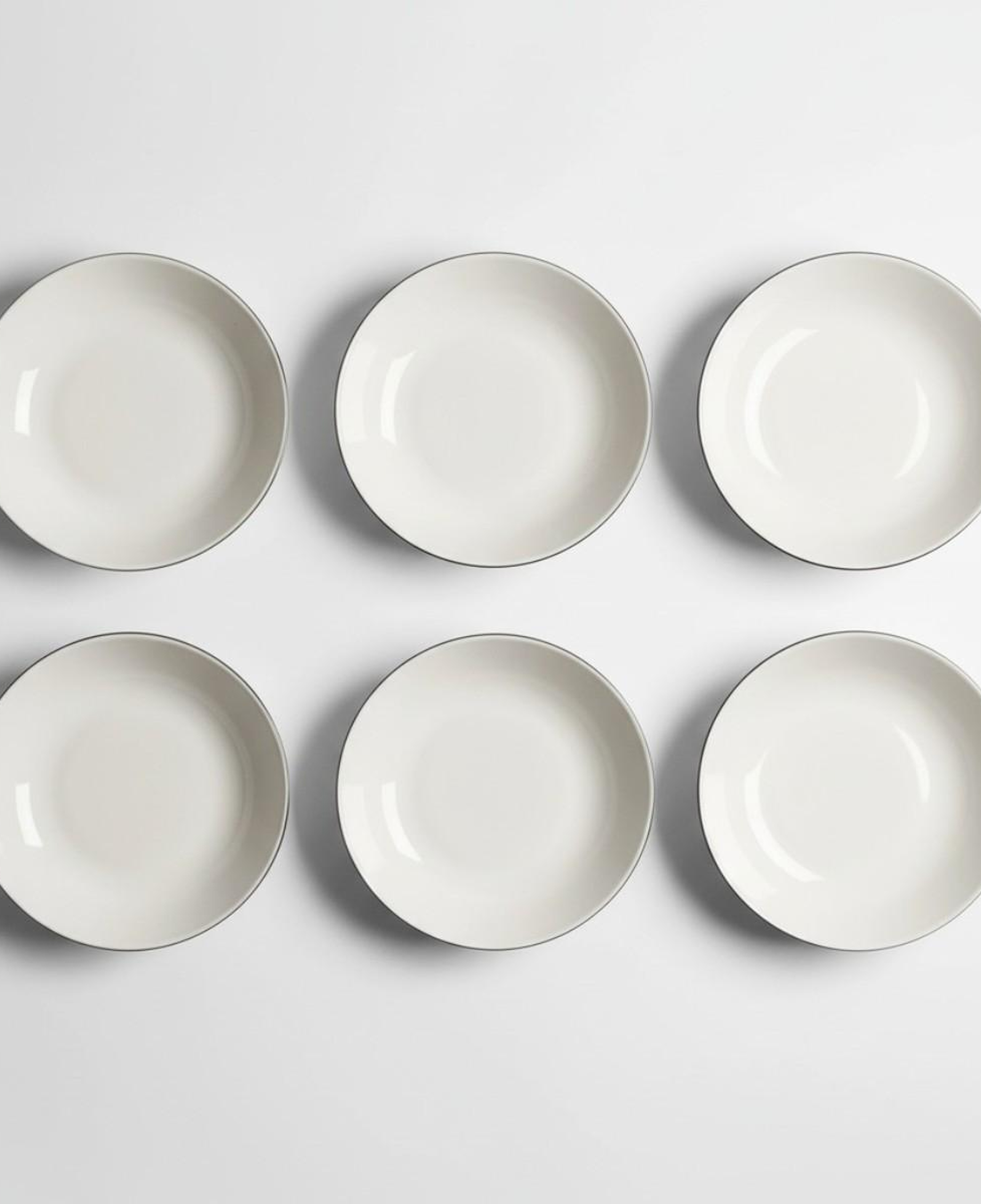 Elias Platin 6'lı Çukur Tabak 19 Cm