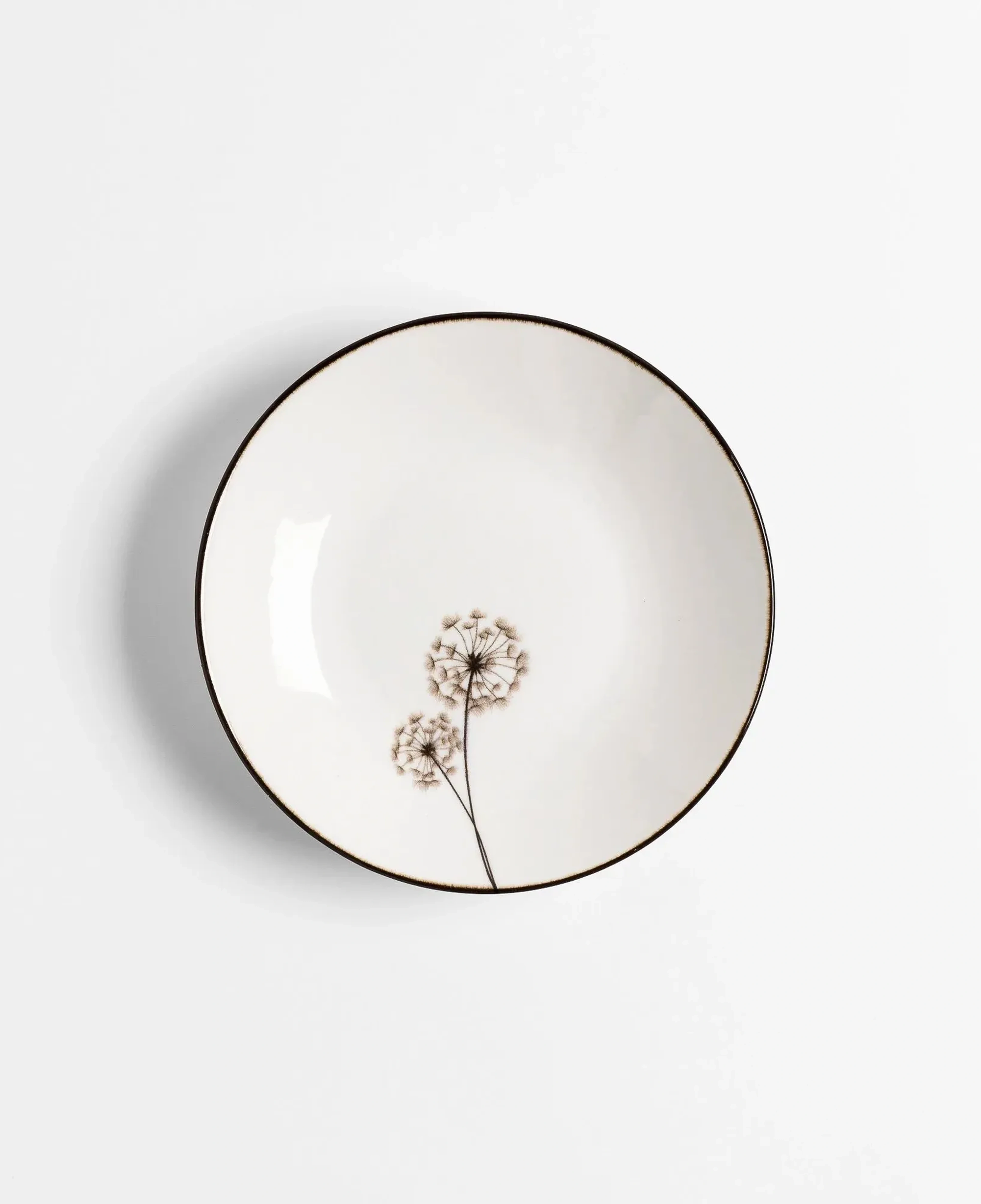 Nash Desenli 6'lı Çukur Tabak 21 Cm