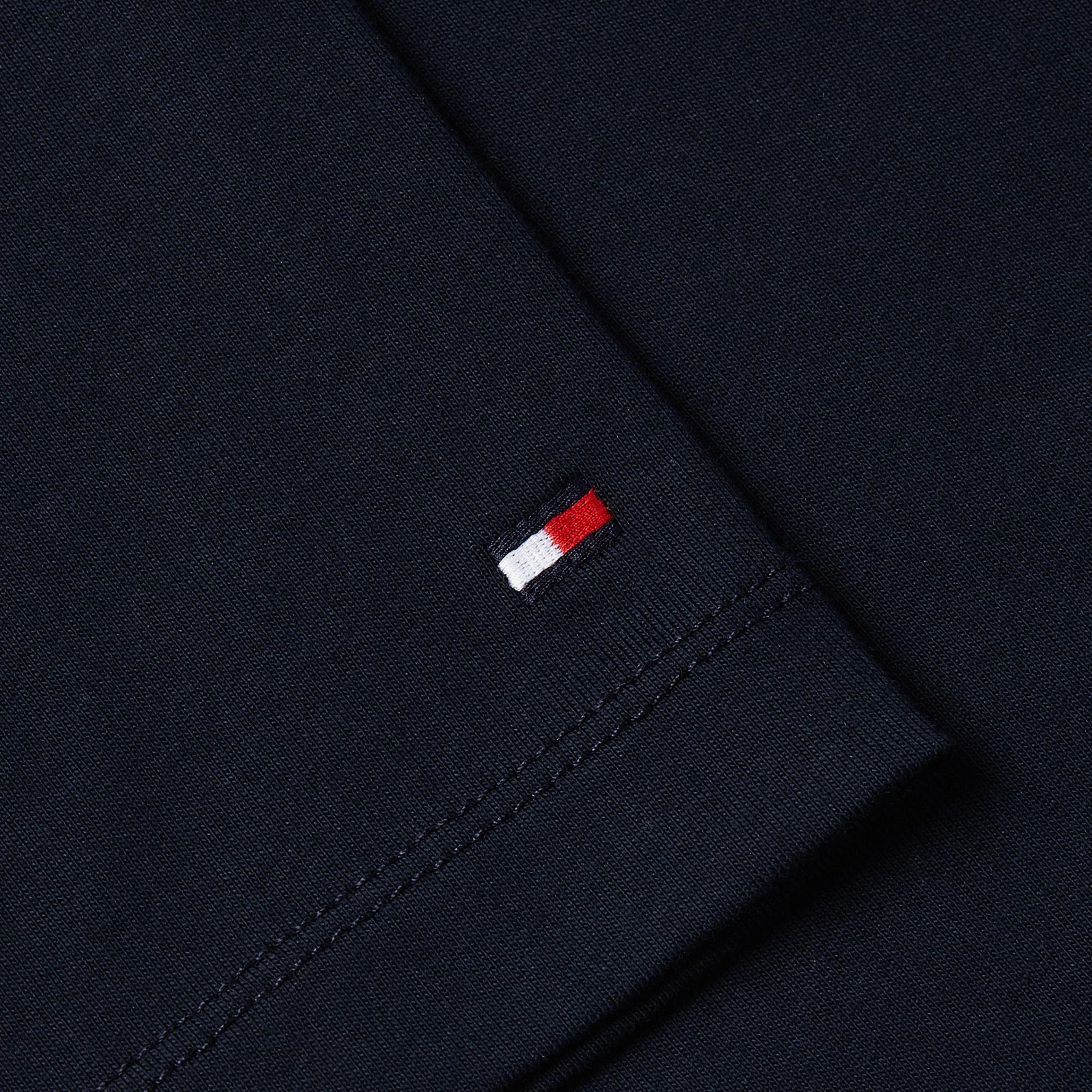 Tommy Hilfiger Script Logo Erkek Lacivert T-Shirt