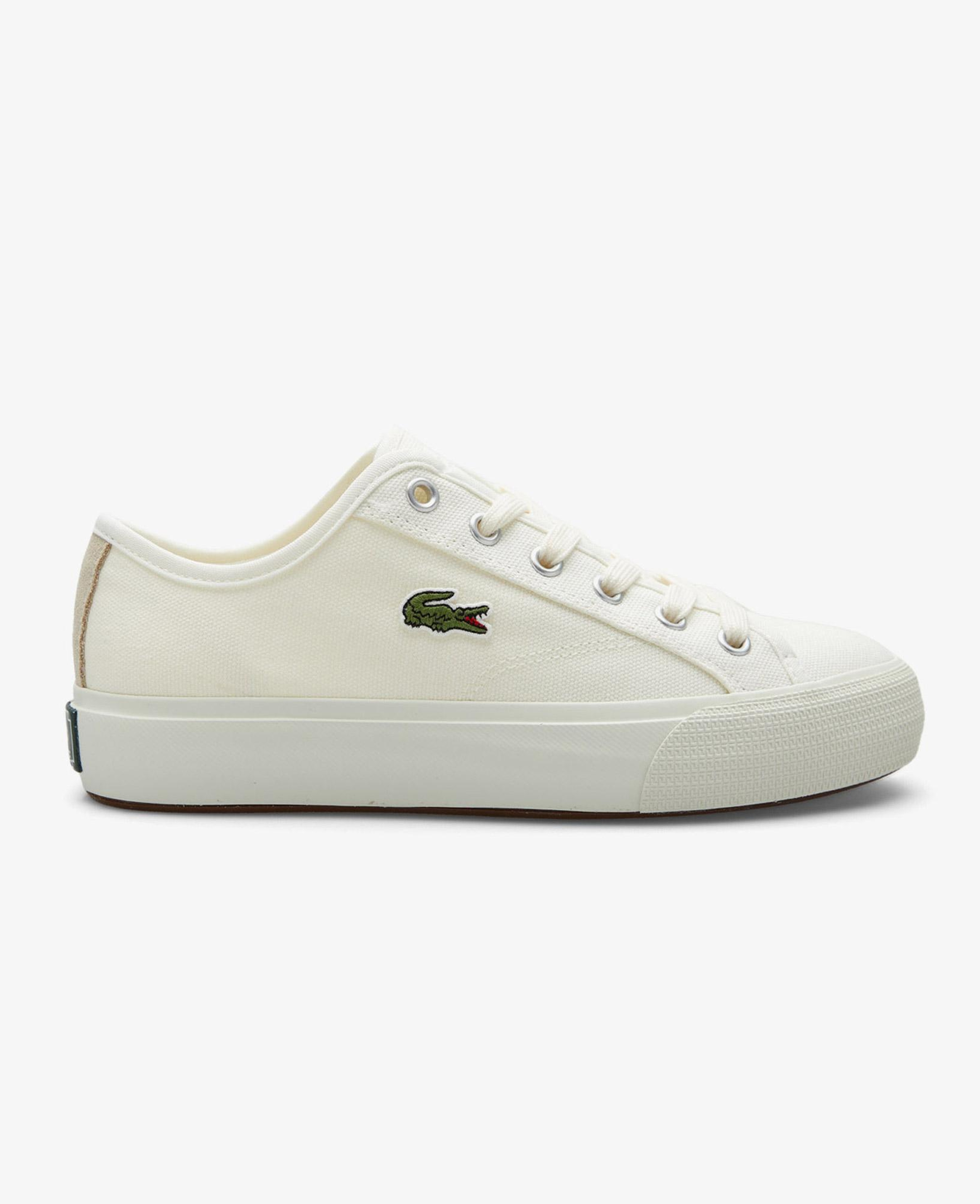 Lacoste Backcourt Kadın Krem Sneaker