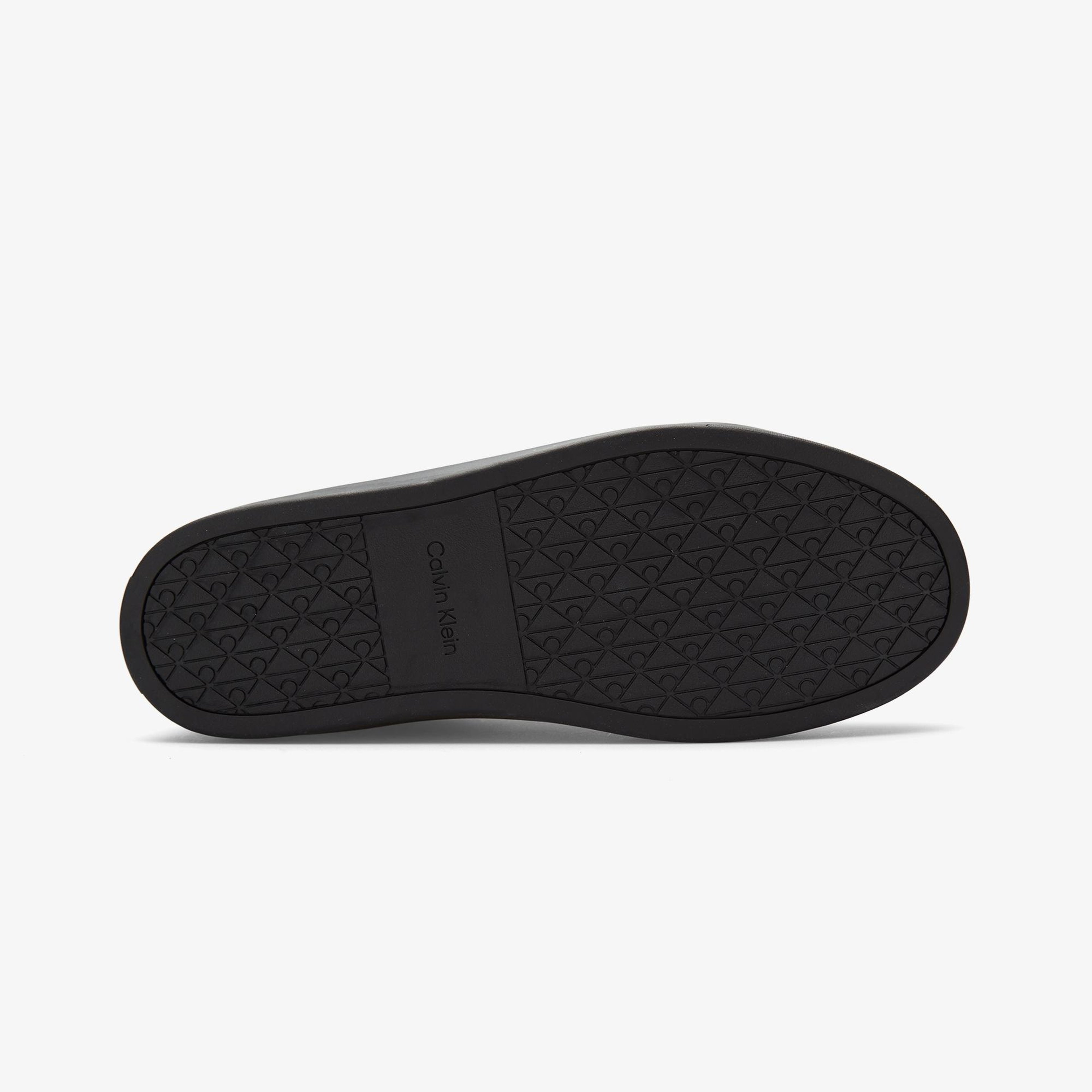 Calvin Klein Classic Cup Lace Up Zip  Erkek Siyah Sneaker