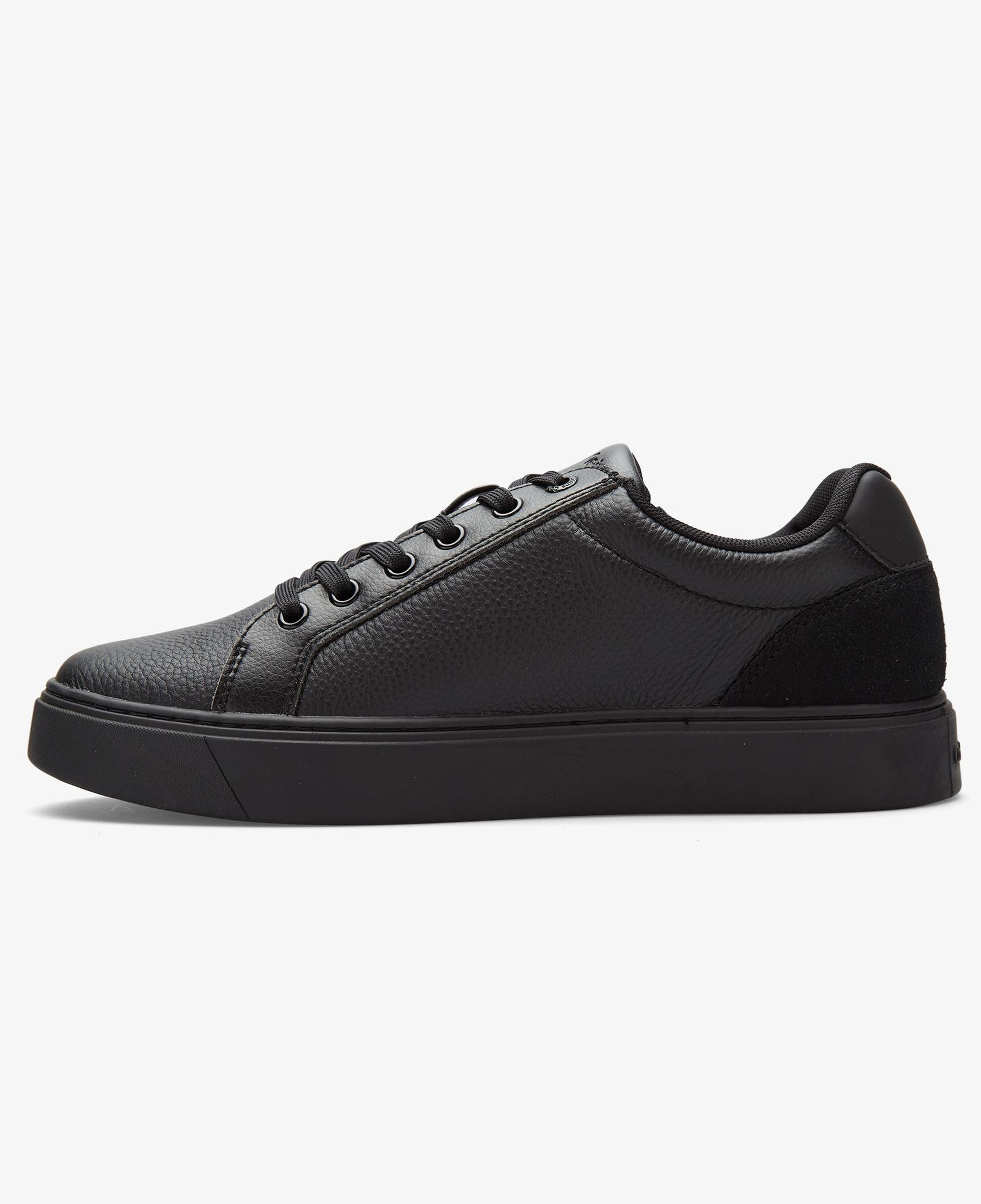 Calvin Klein Classic Cup Lace Up Zip Erkek Siyah Sneaker