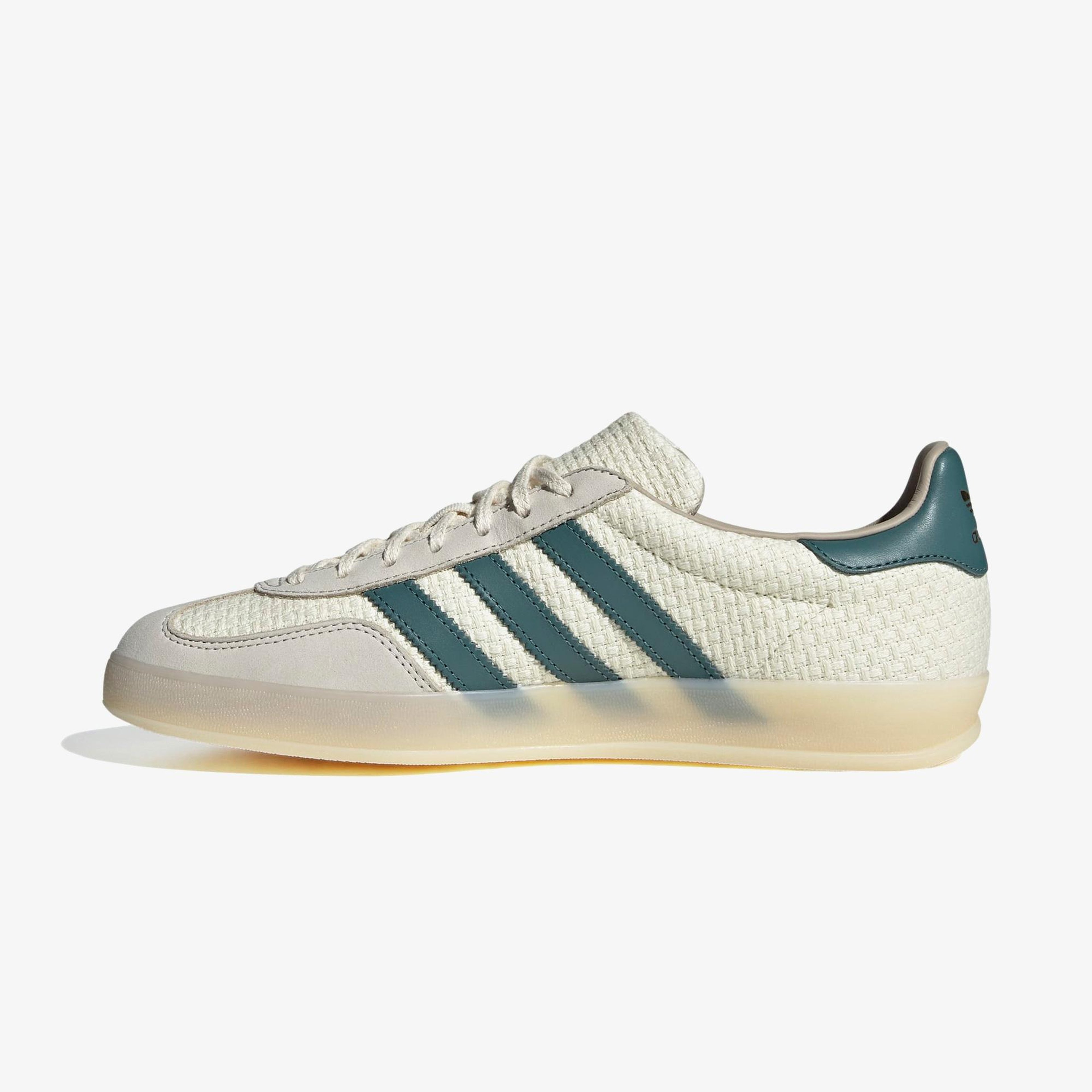 adidas Gazelle Indoor Erkek Beyaz/Yeşil Spor Ayakkabı