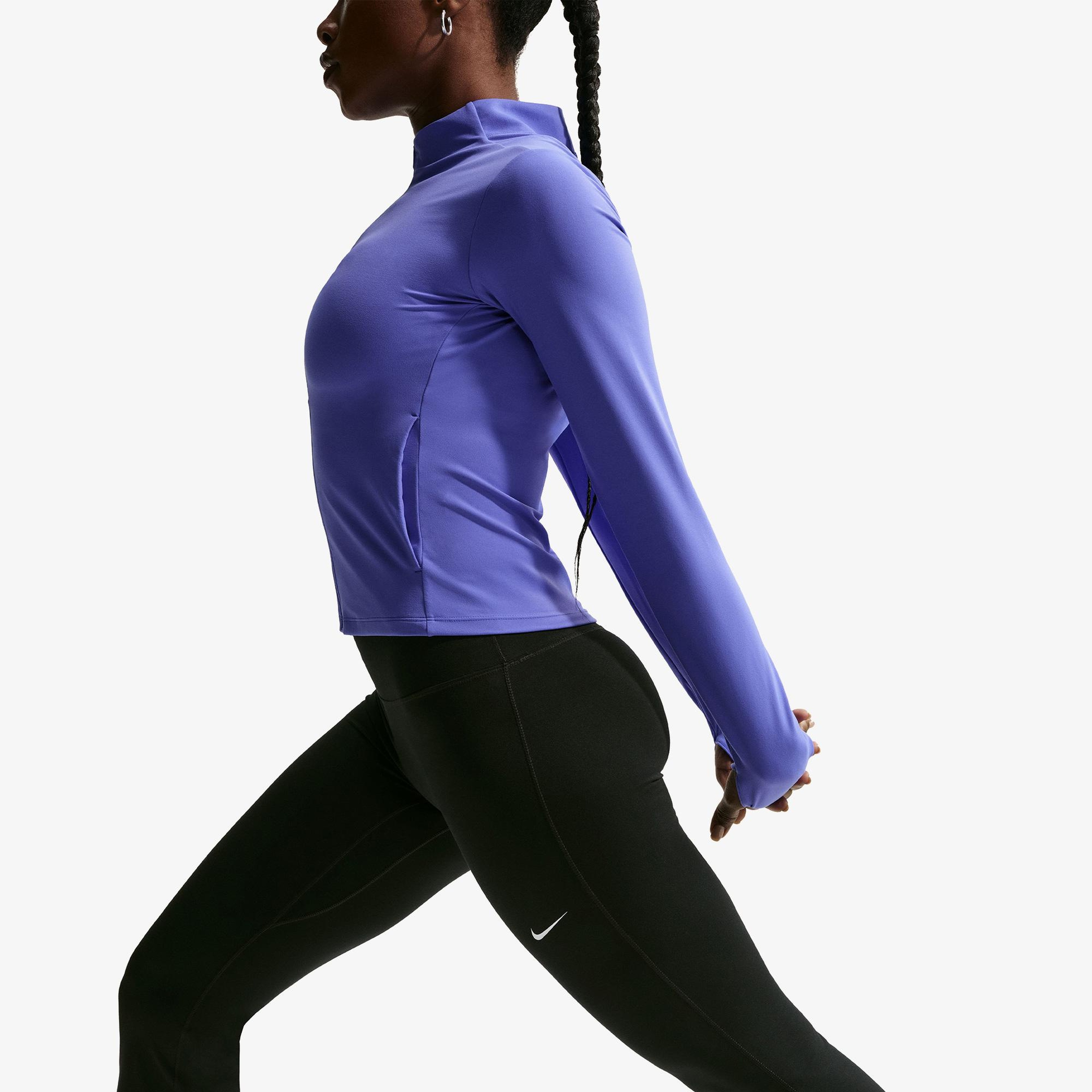 Nike Dri-Fit One Yüksek Belli Kadın Siyah Tayt