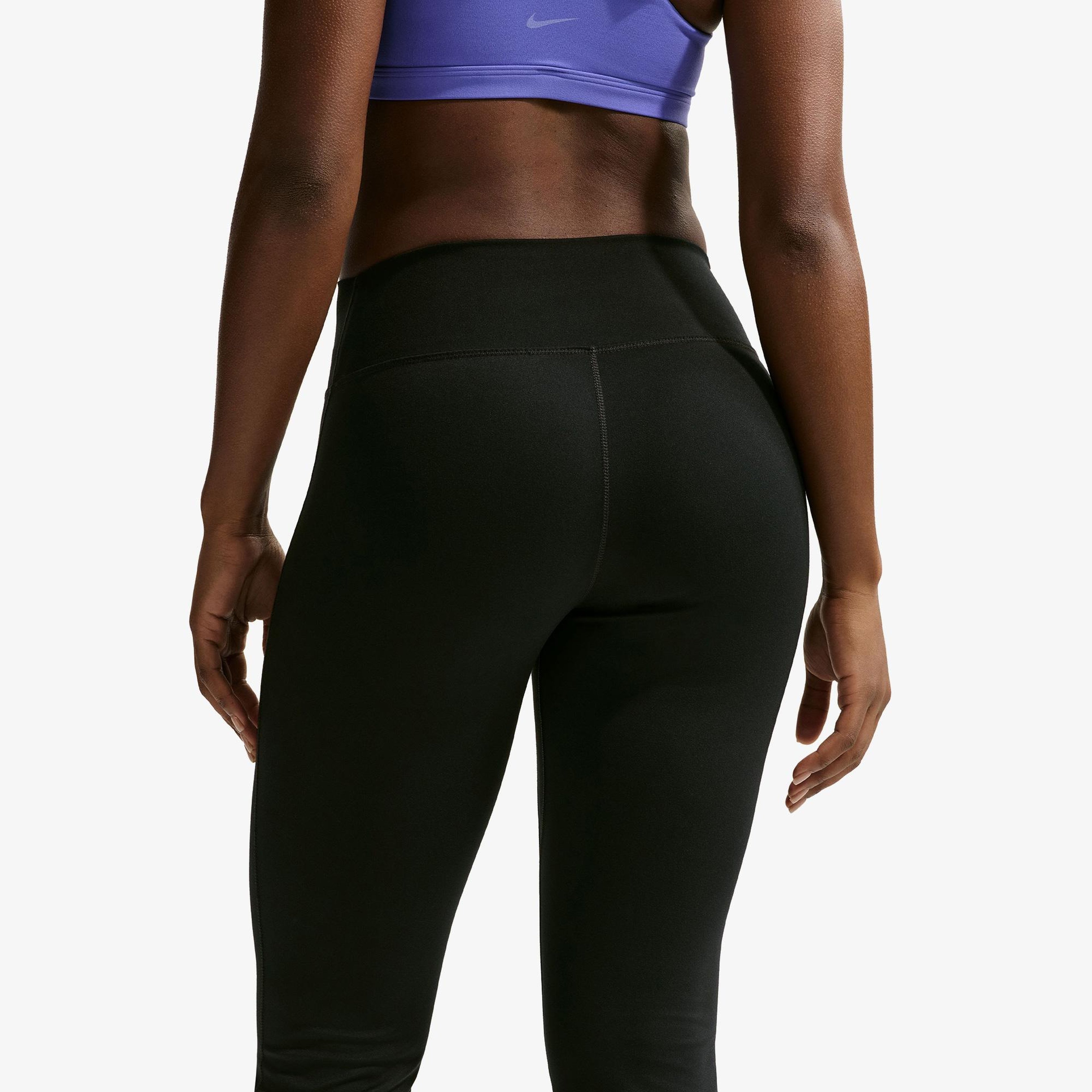 Nike Dri-Fit One Yüksek Belli Kadın Siyah Tayt