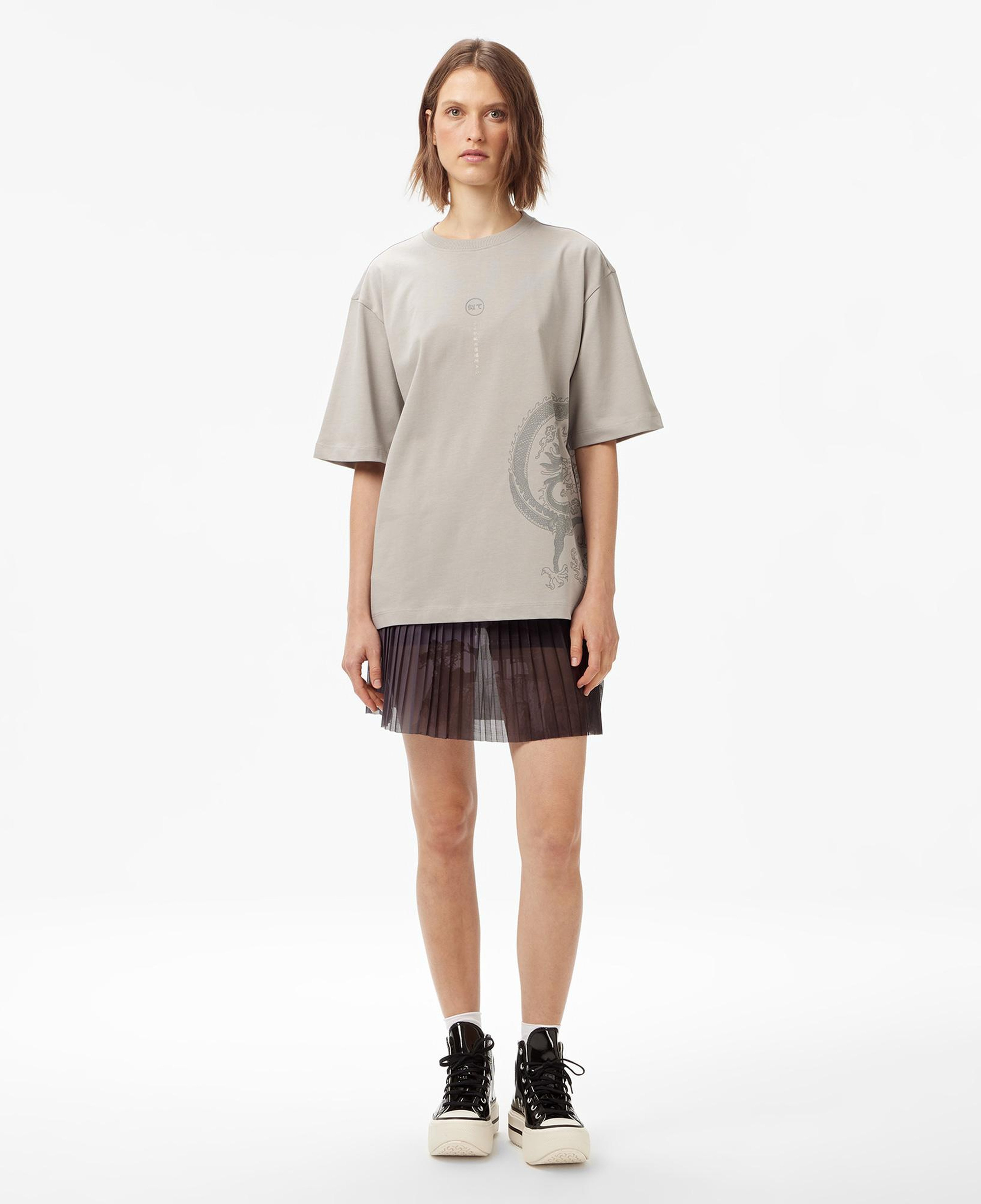 UNITED4 Classic Erkek Gri T-Shirt