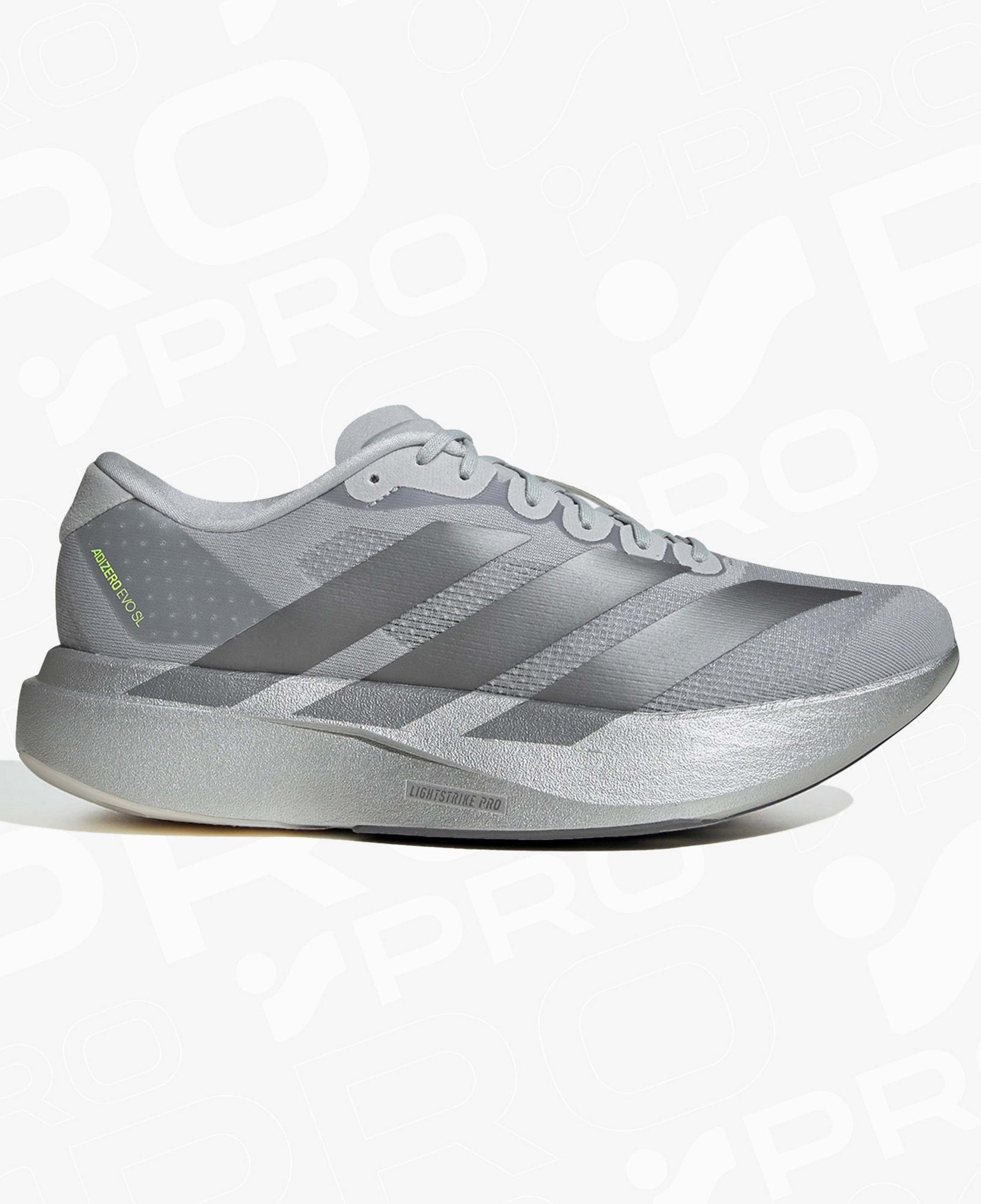 adidas Adizero Evo Sl Erkek Gri Koşu Ayakkabısı