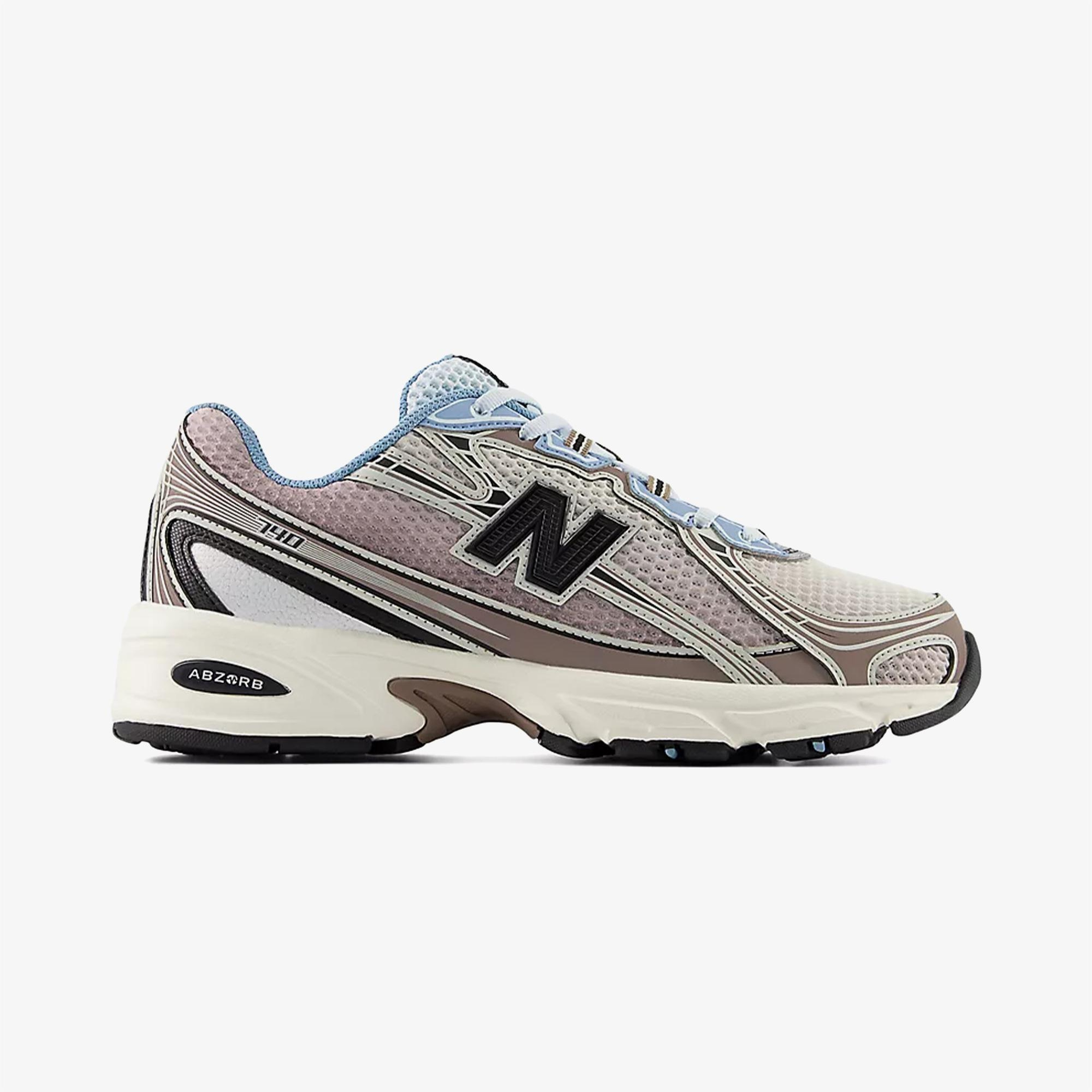 New Balance 740 Lifestyle Kadın Gri Spor Ayakkabı
