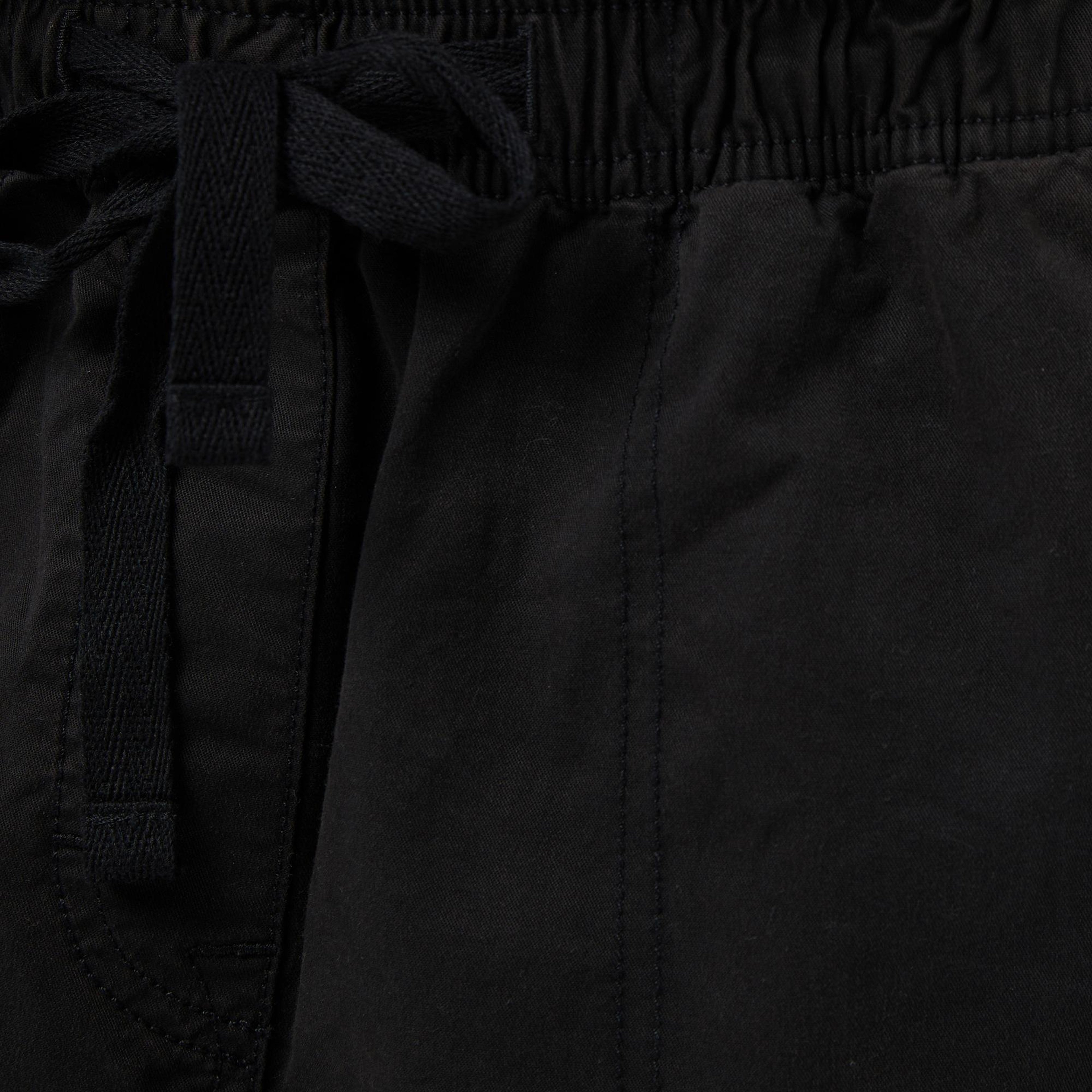 Tommy Hilfiger Loose Cargo Kadın Siyah Pantolon